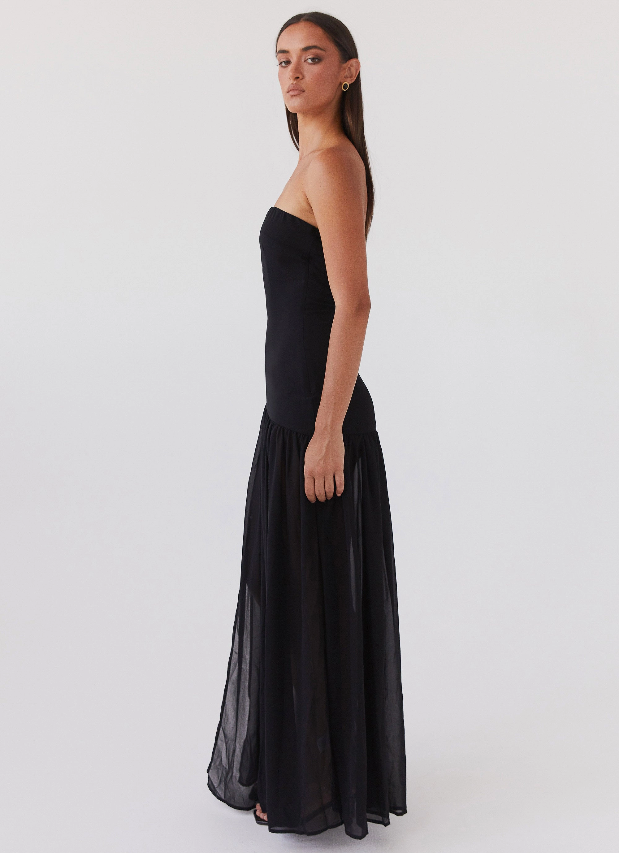 SmoothEdgeFinish Fall Ready Eden Strapless Maxi Dress - Black