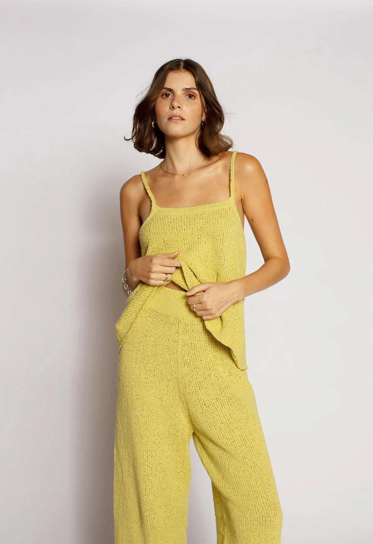 Comfort waistband Leigh Lounge Pant in Citrus