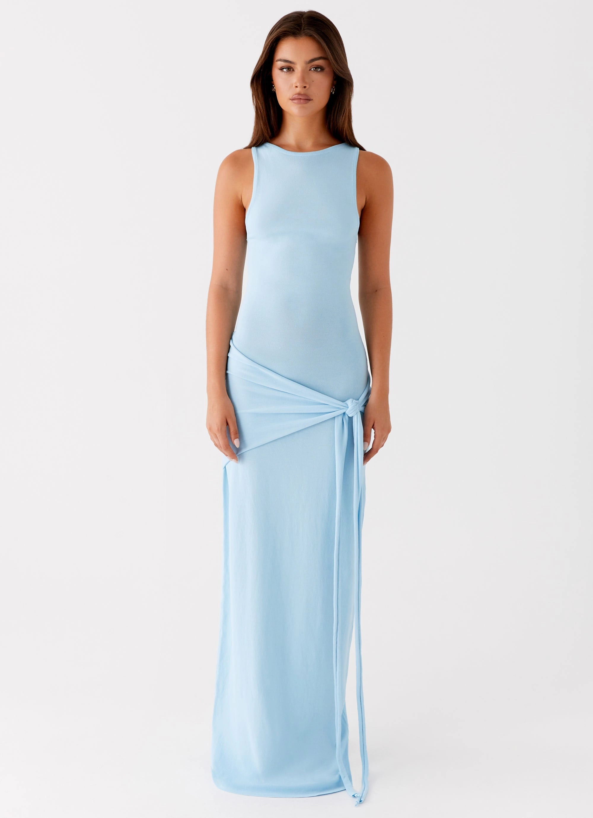 Leona Maxi Dress - Turquoise Simplistic Mood