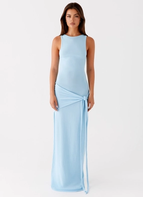 Leona Maxi Dress - Turquoise Simplistic Mood