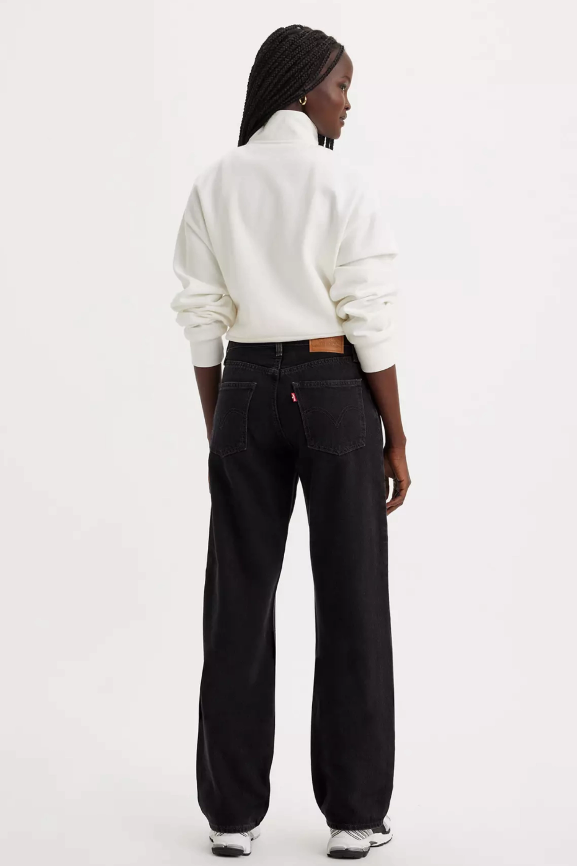 DoubleLayeredFabric Comfortable Look Levi's Dad Jeans - Rosie Posie