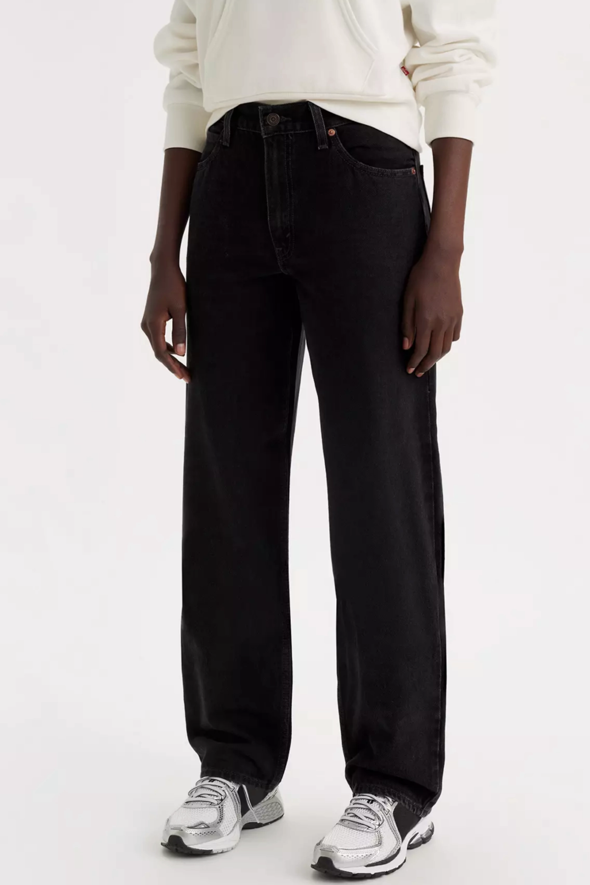 Breathable Underarm Gussets Double Needle Stitching Levi's Dad Jeans - Rosie Posie