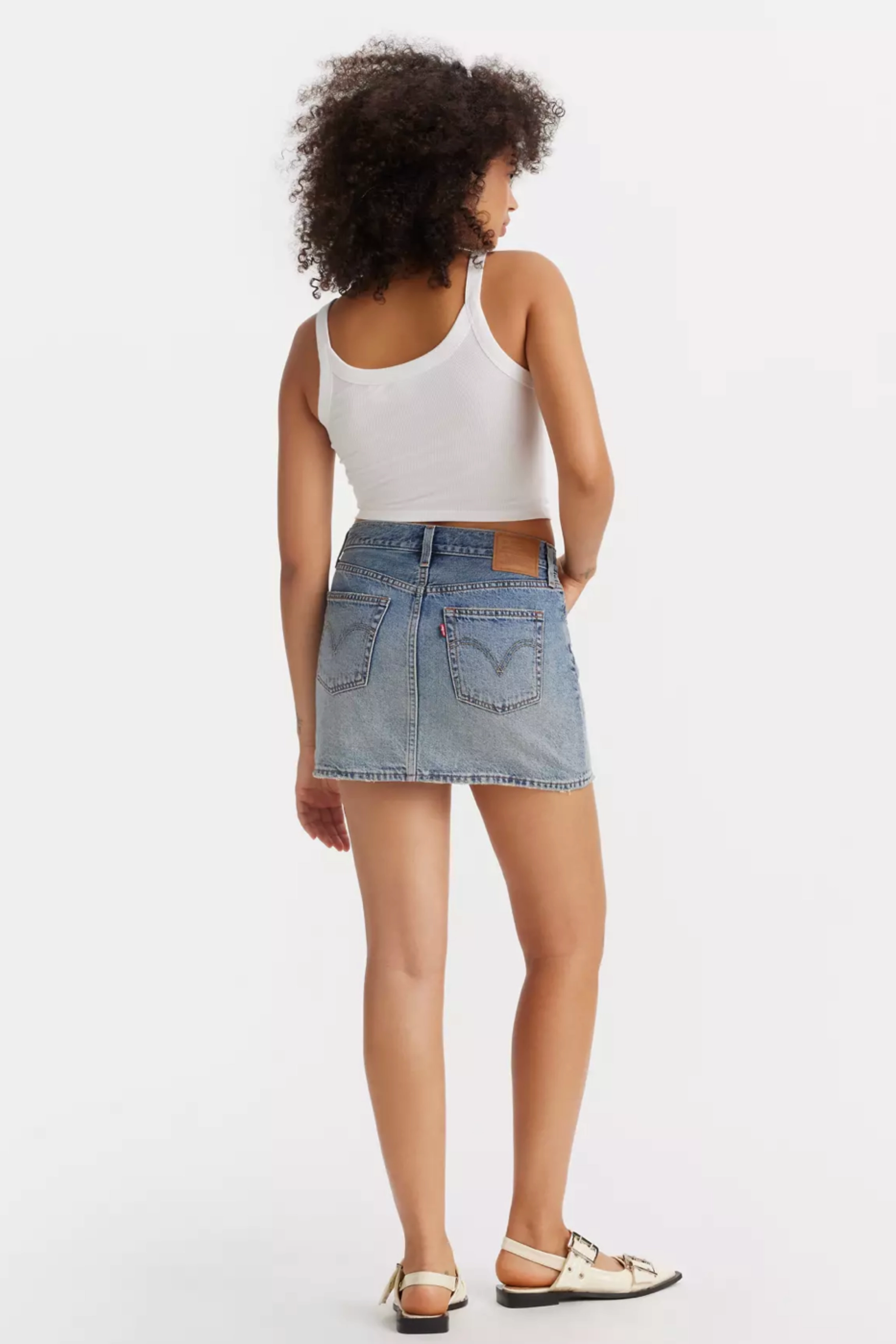 Flexible Shoulder Gusset Levi's Icon Mini Skirt - Right Now