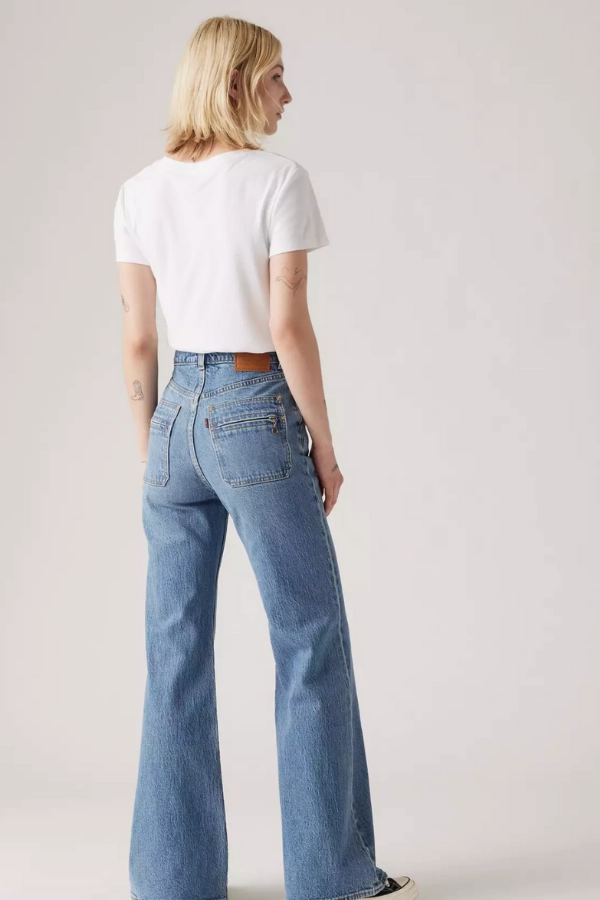 Levi's Ribcage Bell Women's Jeans Adjustable Cuffs