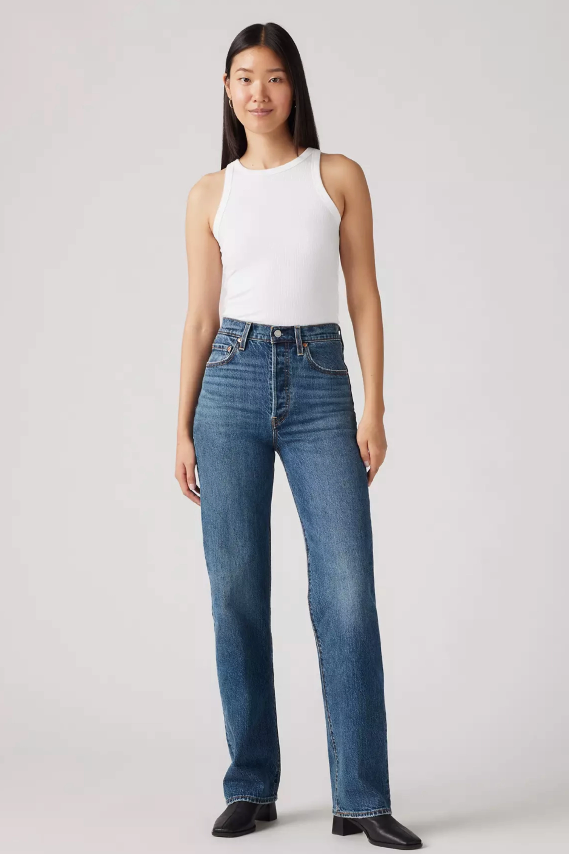 SlimFitAdaptation Levi's Ribcage Full Length Jeans - Valley View
