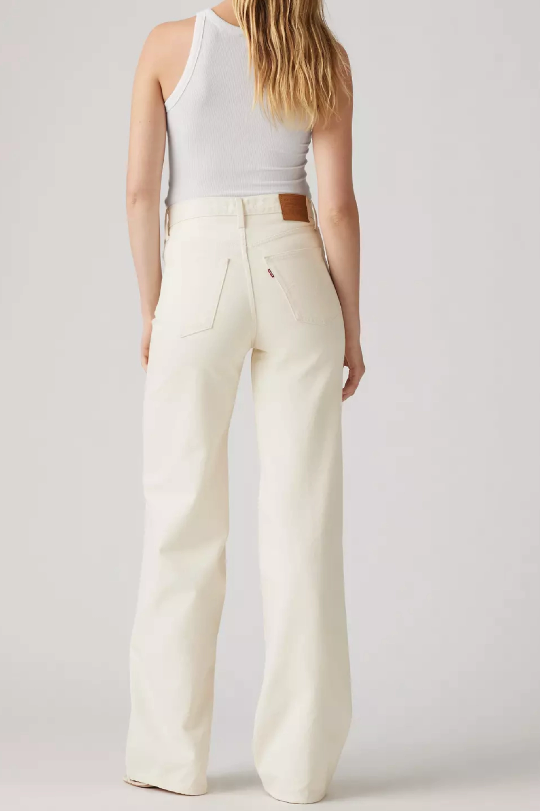 MinimalistSilhouette Elegant Blouse Levi's Ribcage Wide Leg Jeans