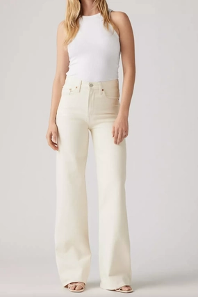 Levi's Ribcage Wide Leg Jeans LowProfileTopstitching Streetwear vibe