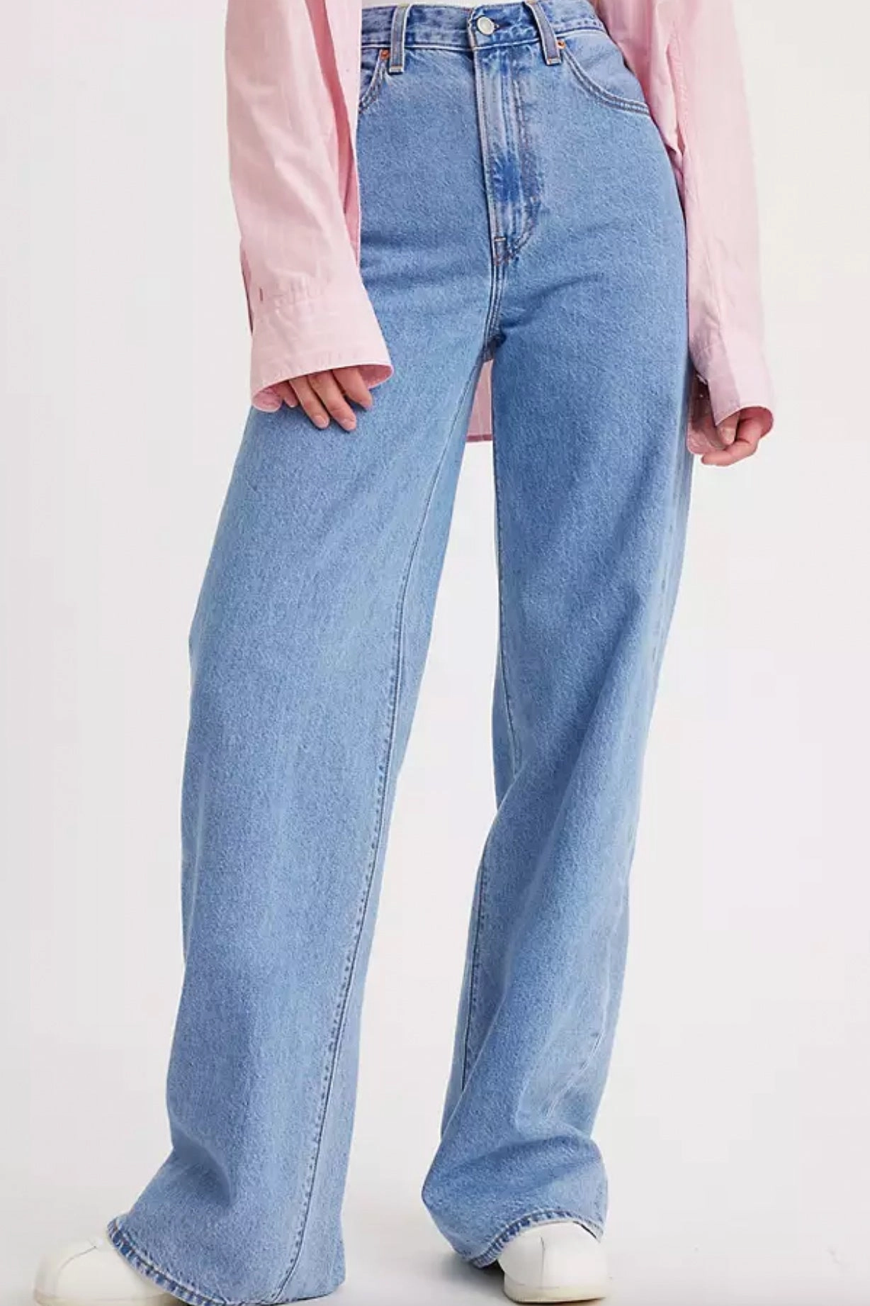 Wear Resistant Edge Levi's Ribcage Wide Leg Women's Jeans