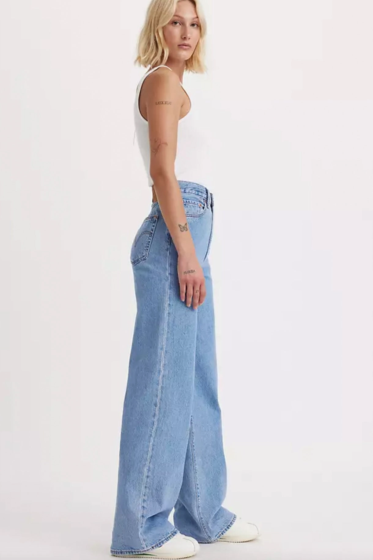 Levi's Ribcage Wide Leg Women's Jeans All Time Use Comfy Look