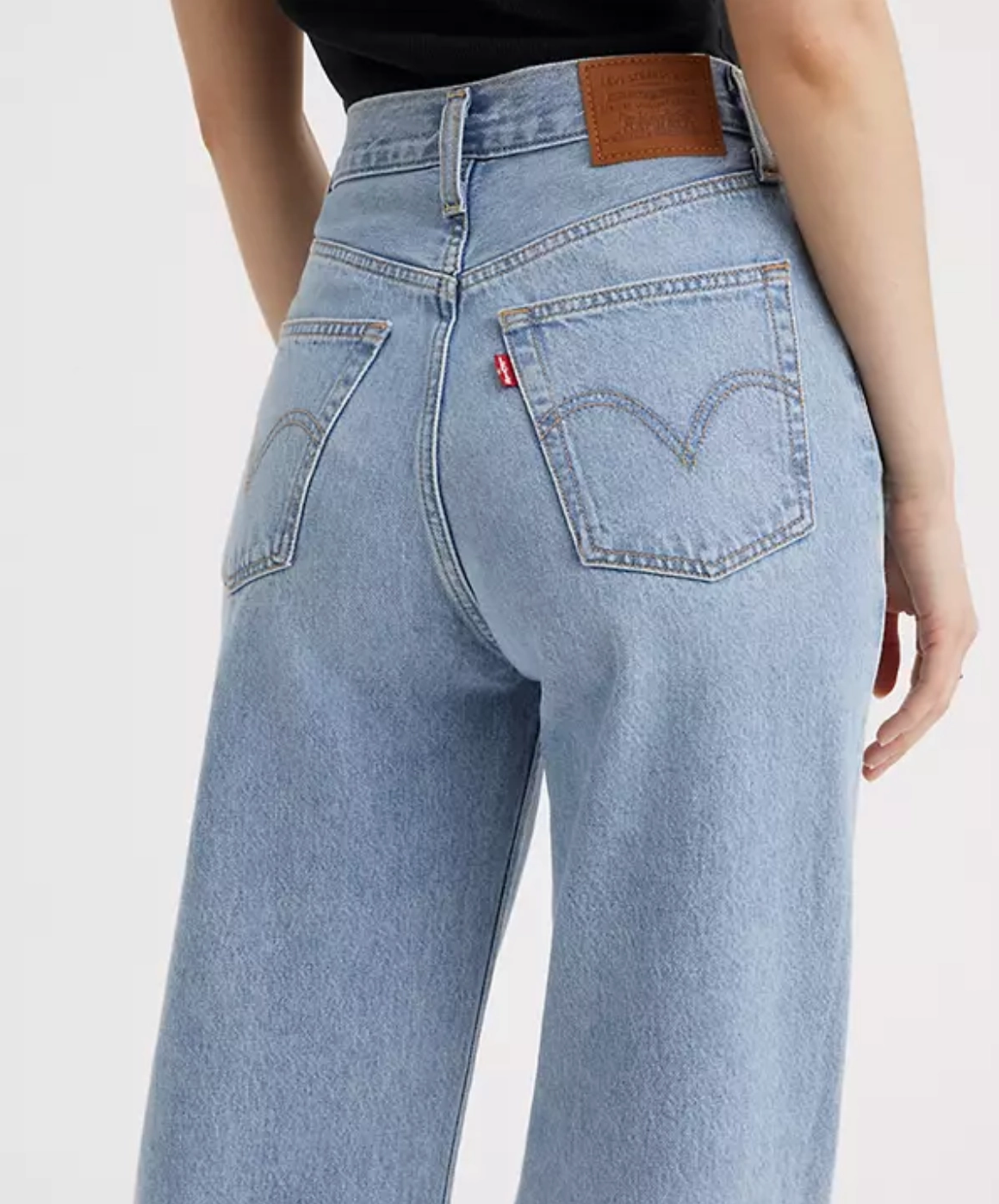 Levi's Ribcage Wide Leg Women's Jeans Cotton comfort