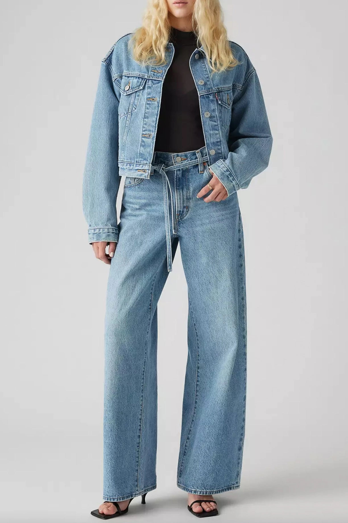 ButtonlessClosure Stretchy Top Levi's XL Straight Women's Jeans