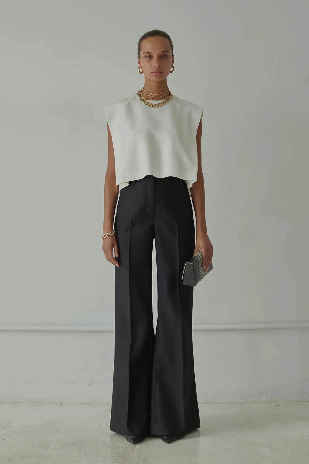 TailoredSilhouette Professional Wear Leyva Trouser in Black