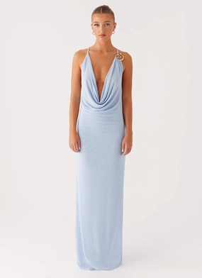Classic sheath dress Game Player Maxi Dress - Blue