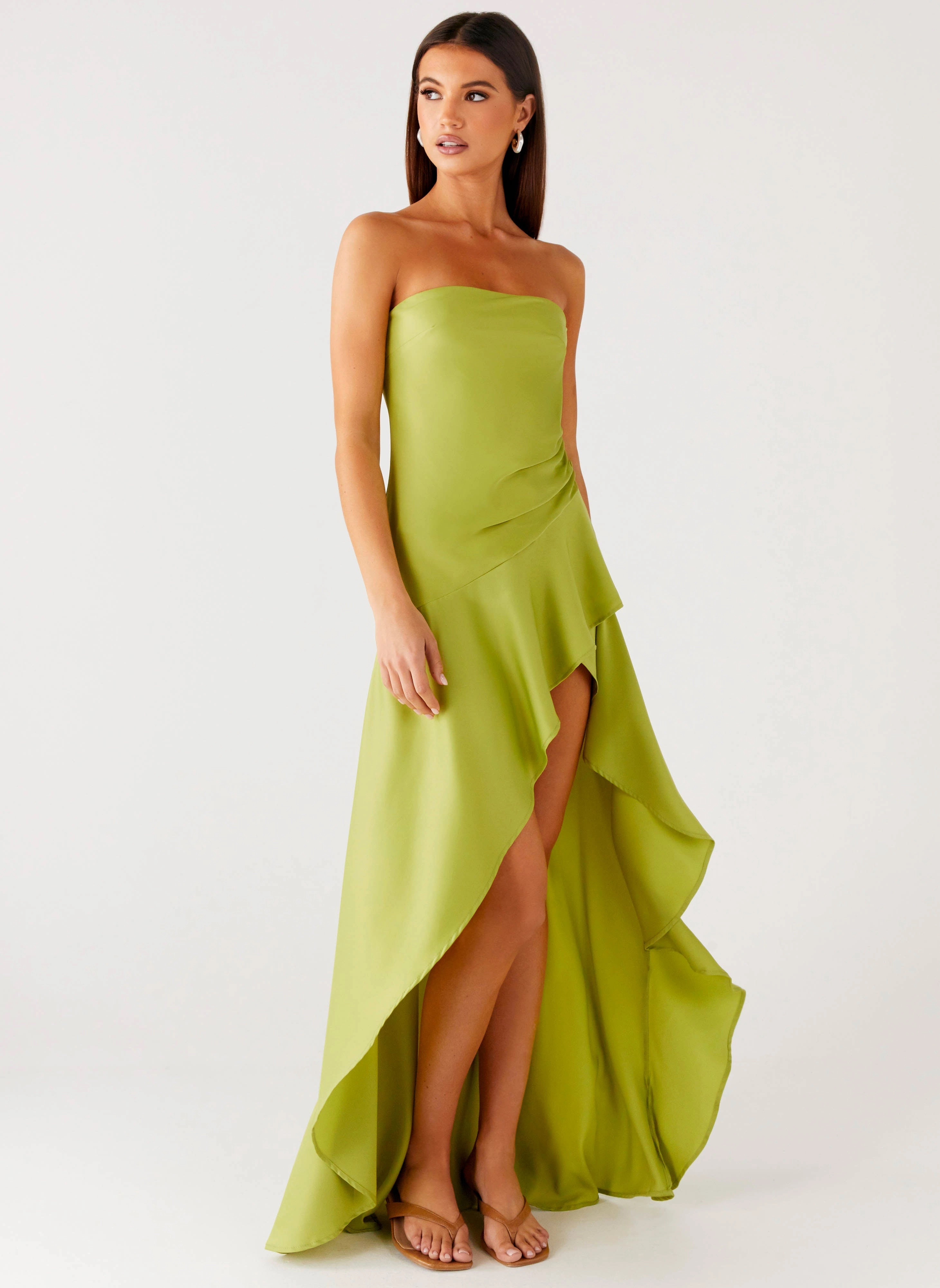 Bodie Maxi Dress - Lime Smart Comfort Simple Ease
