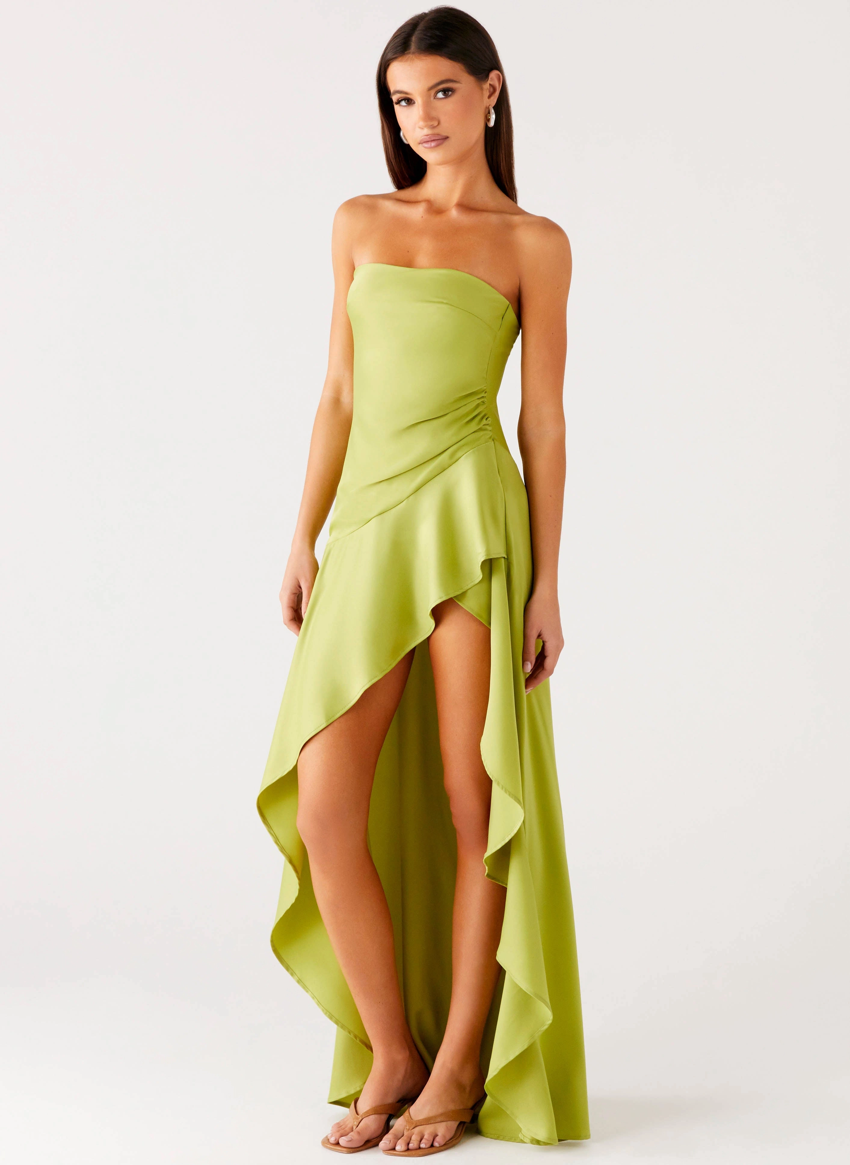 Perfect Layering Bodie Maxi Dress - Lime