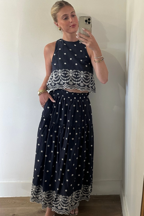 StretchKnit Nara Maxi Skirt