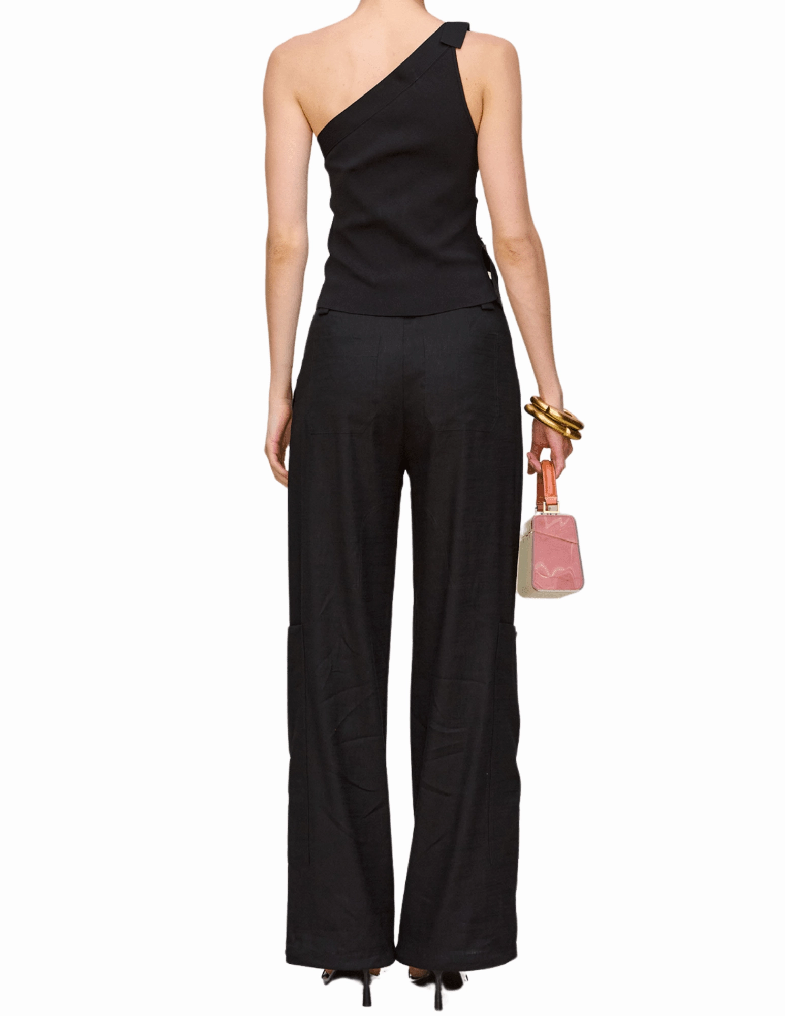 Wrinkle-Resistant Cult Gaia Valeria Knit One Shoulder Top