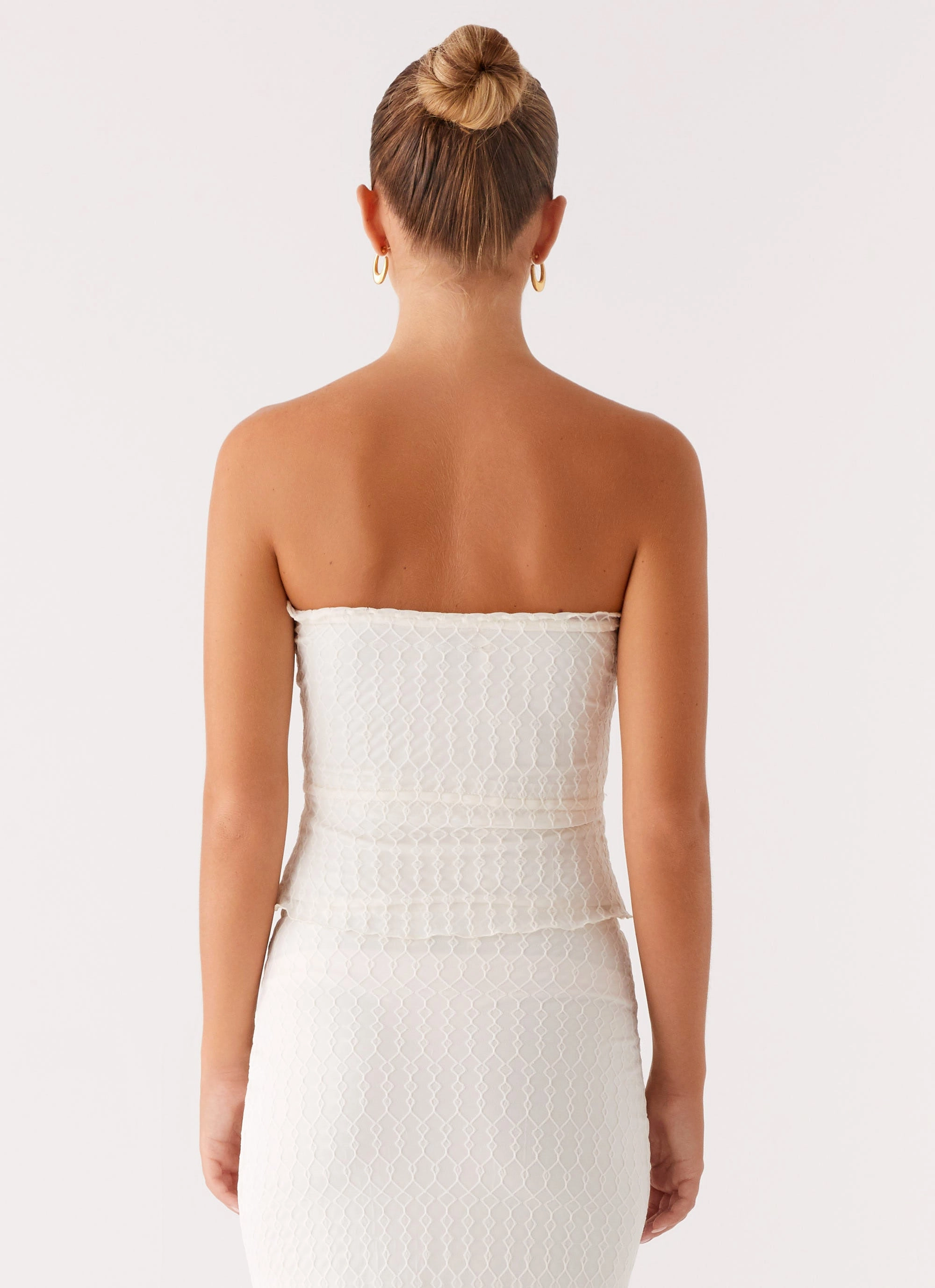 Blakely Tube Top - Ivory Convertible Design