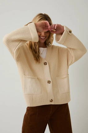 Soft & Cozy Oversized Button Up Cardigan