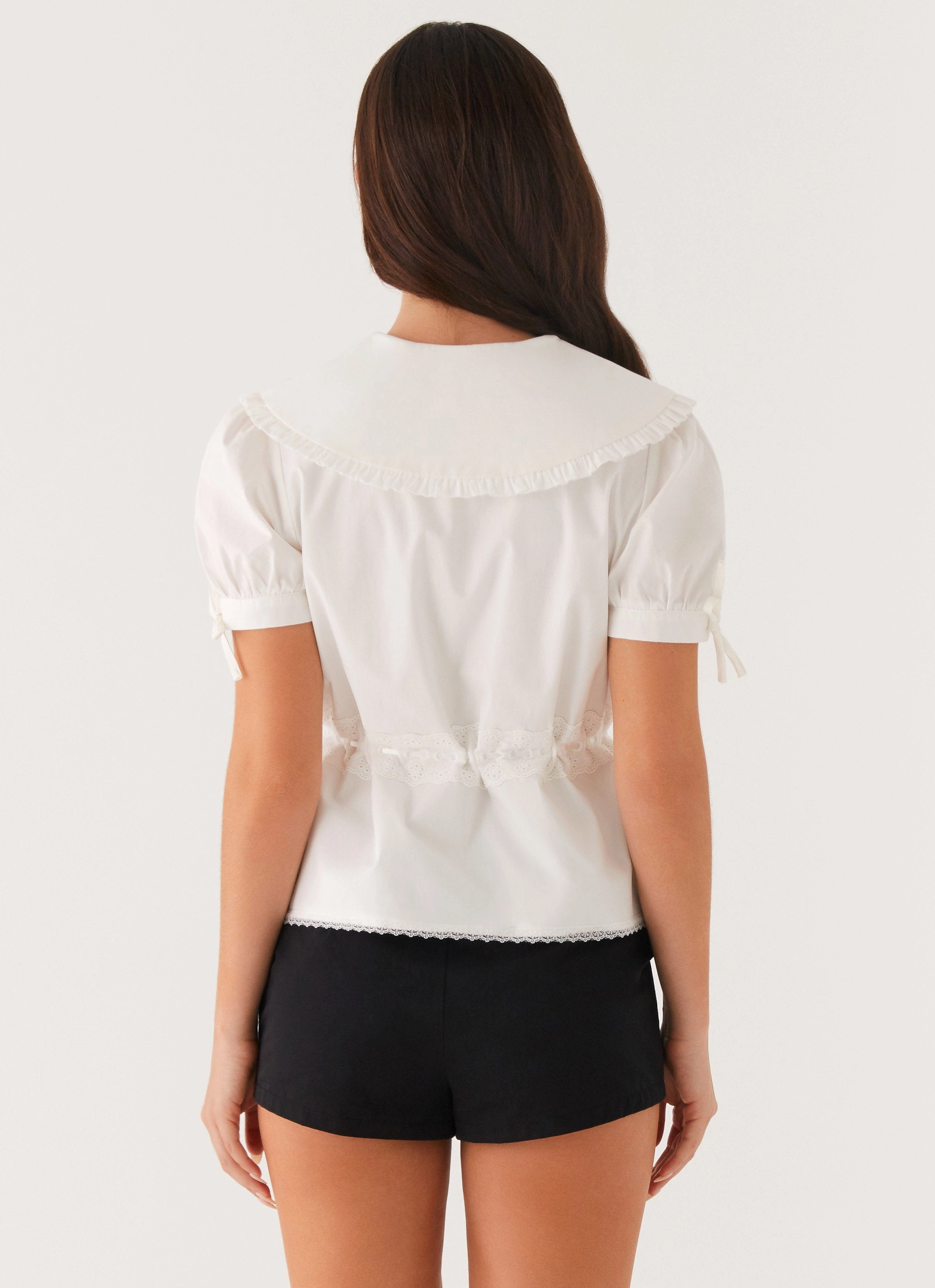 Valerie Blouse - White ReflectiveTrim