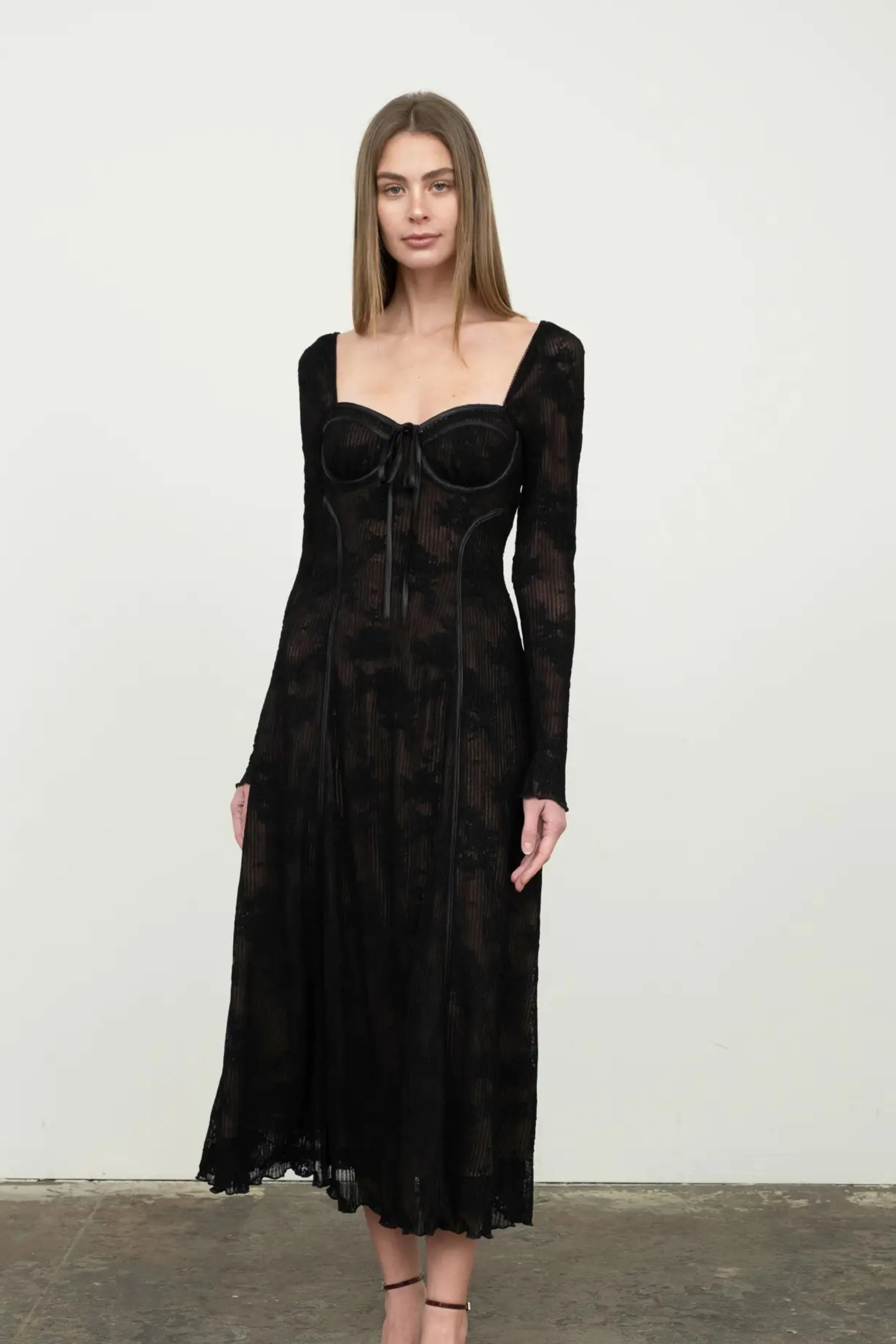 Ethereal Love Midi Dress LayeredCuff