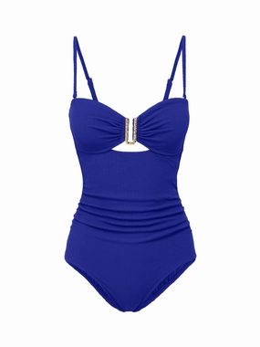 Lisa One Piece Iris Texture Coastal Pack