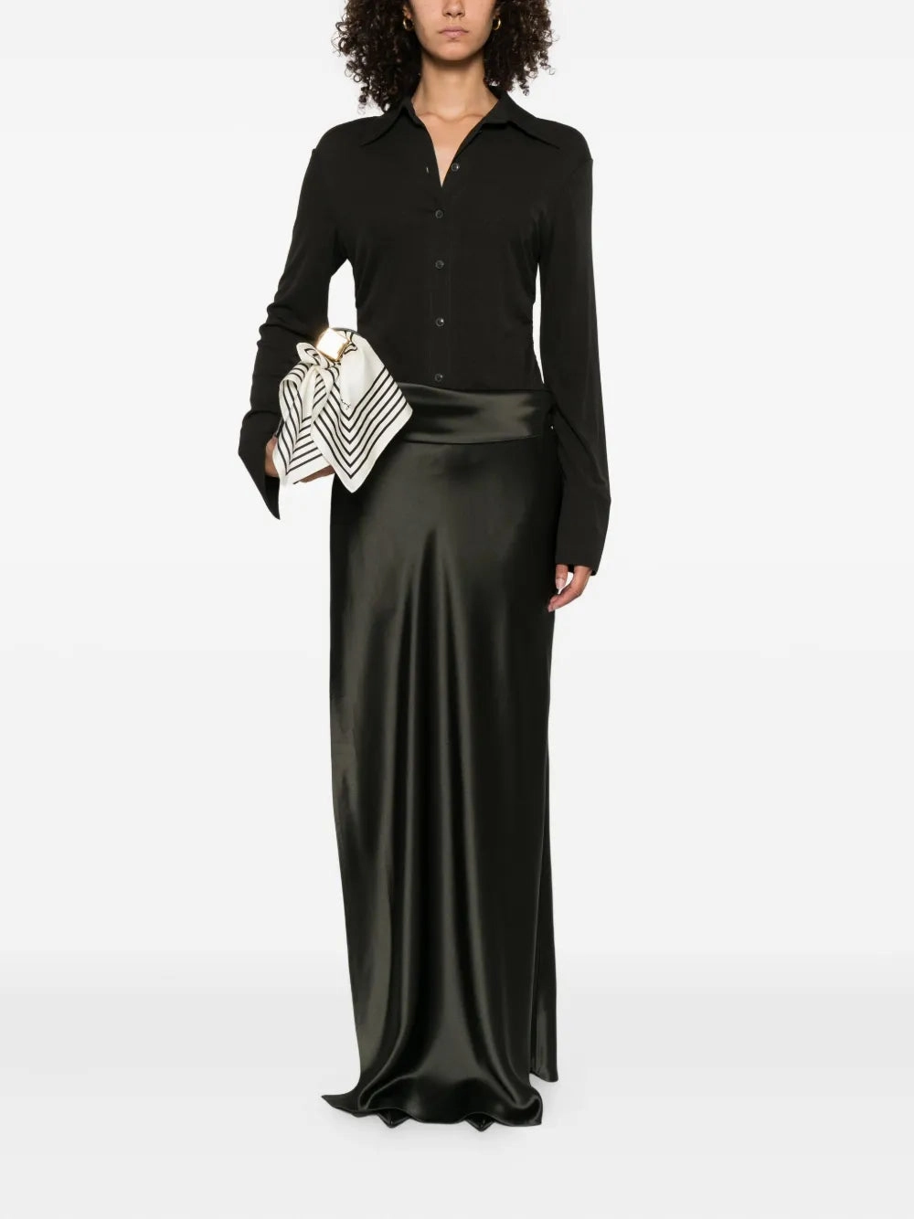 Scylla Dress in Dark Green Fashionable Cut Love Blend