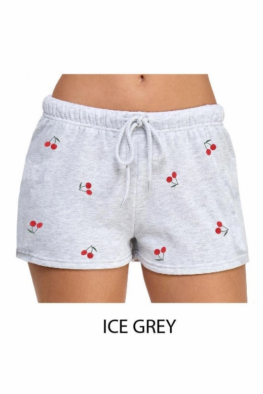 Evelyn Basic Fleece Cut-edge Shorts ski wear