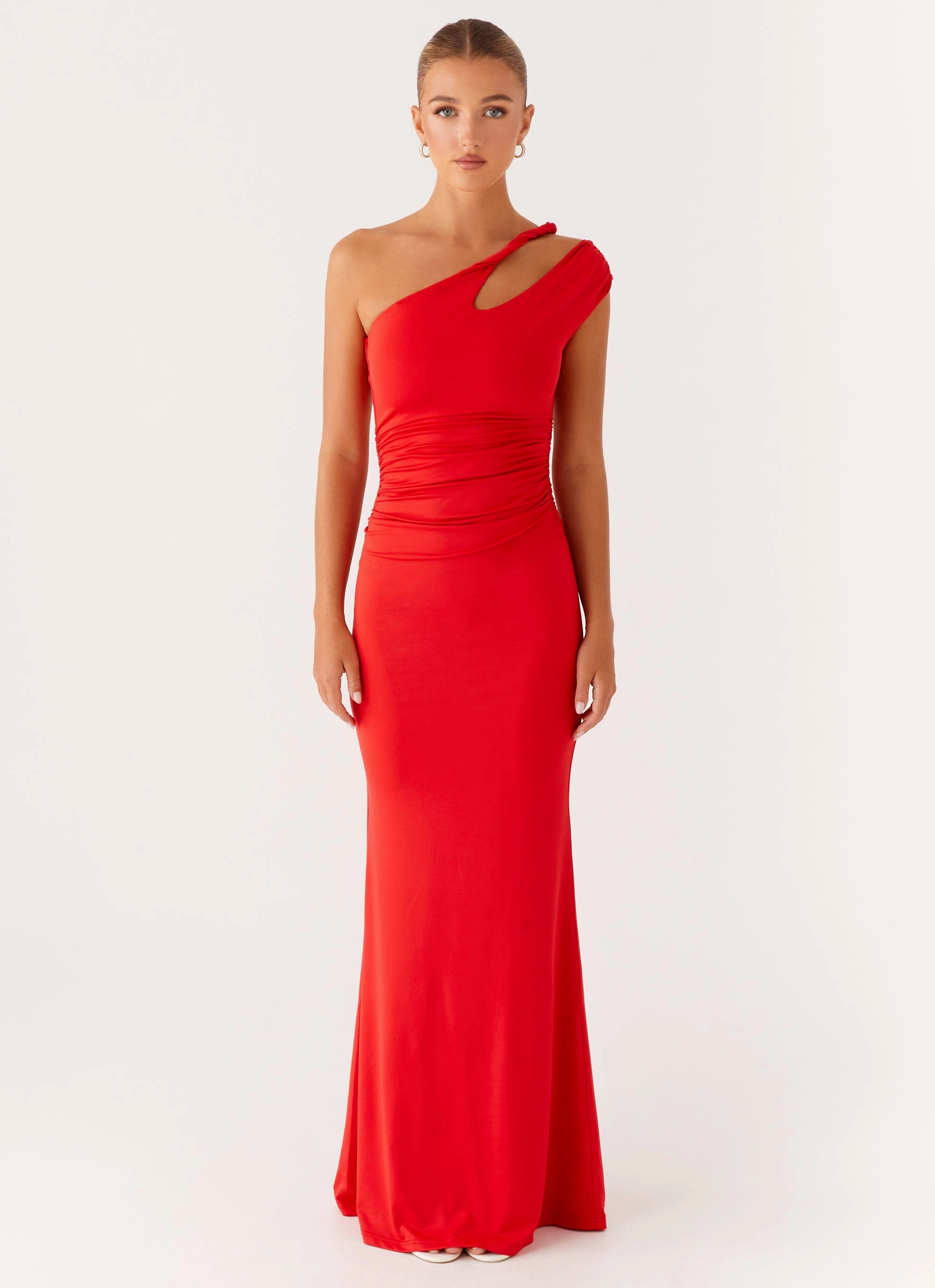 Work Vibes Bold Simplicity Lopez Maxi Dress - Tangerine