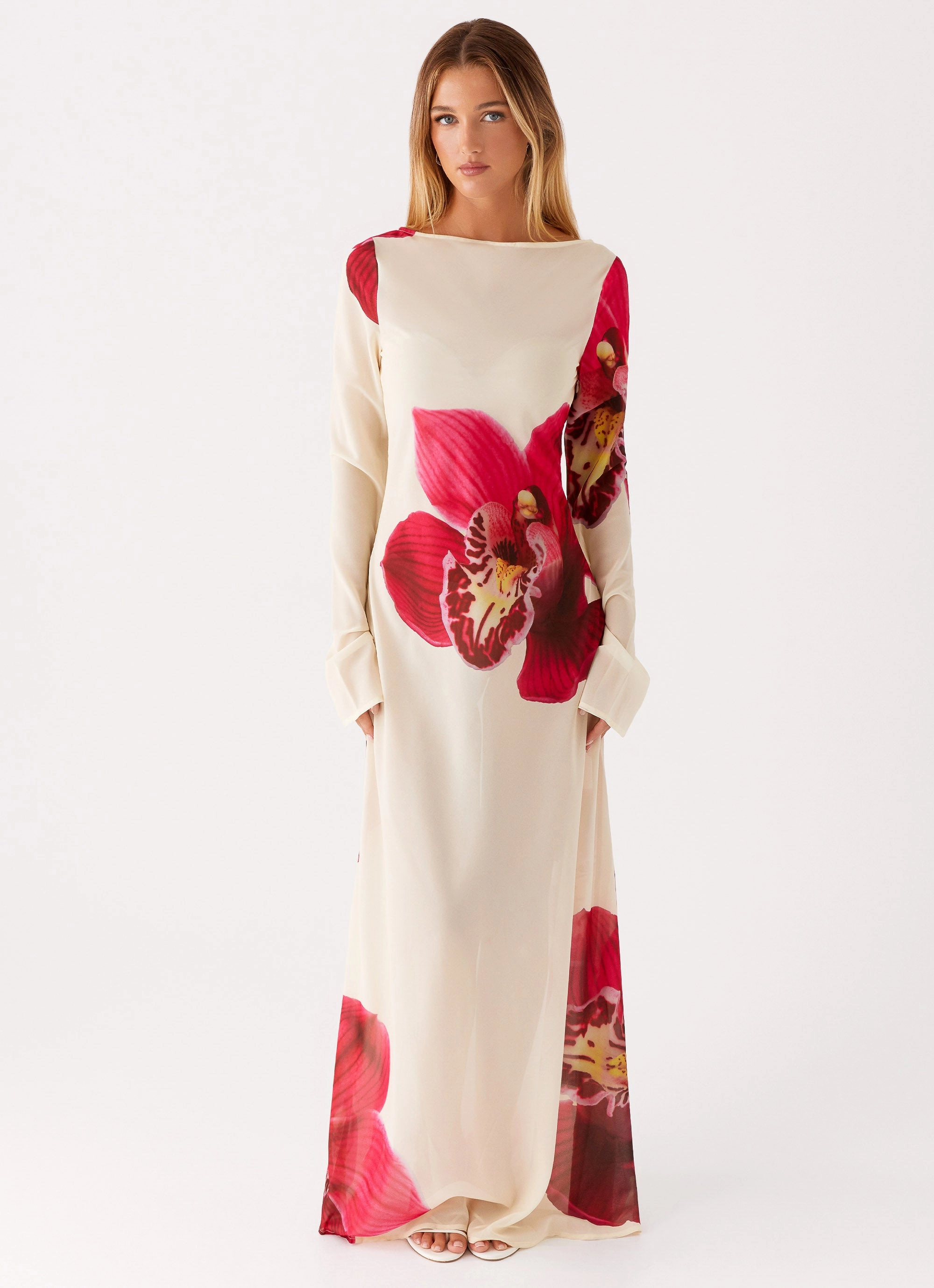Lorde Maxi Dress - Orchid Yellow Formal dinner wear