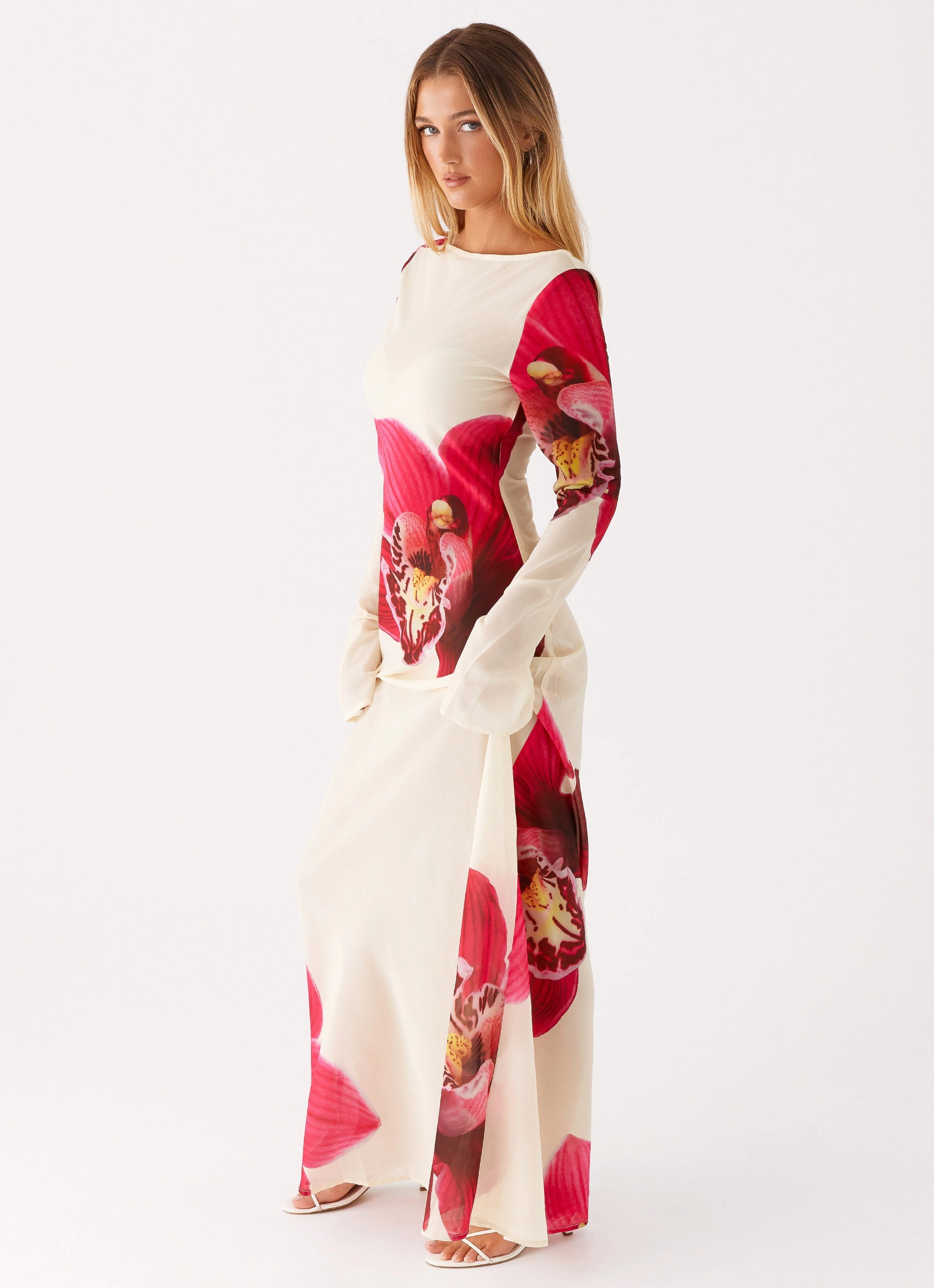 Elegant Line Lorde Maxi Dress - Orchid Yellow