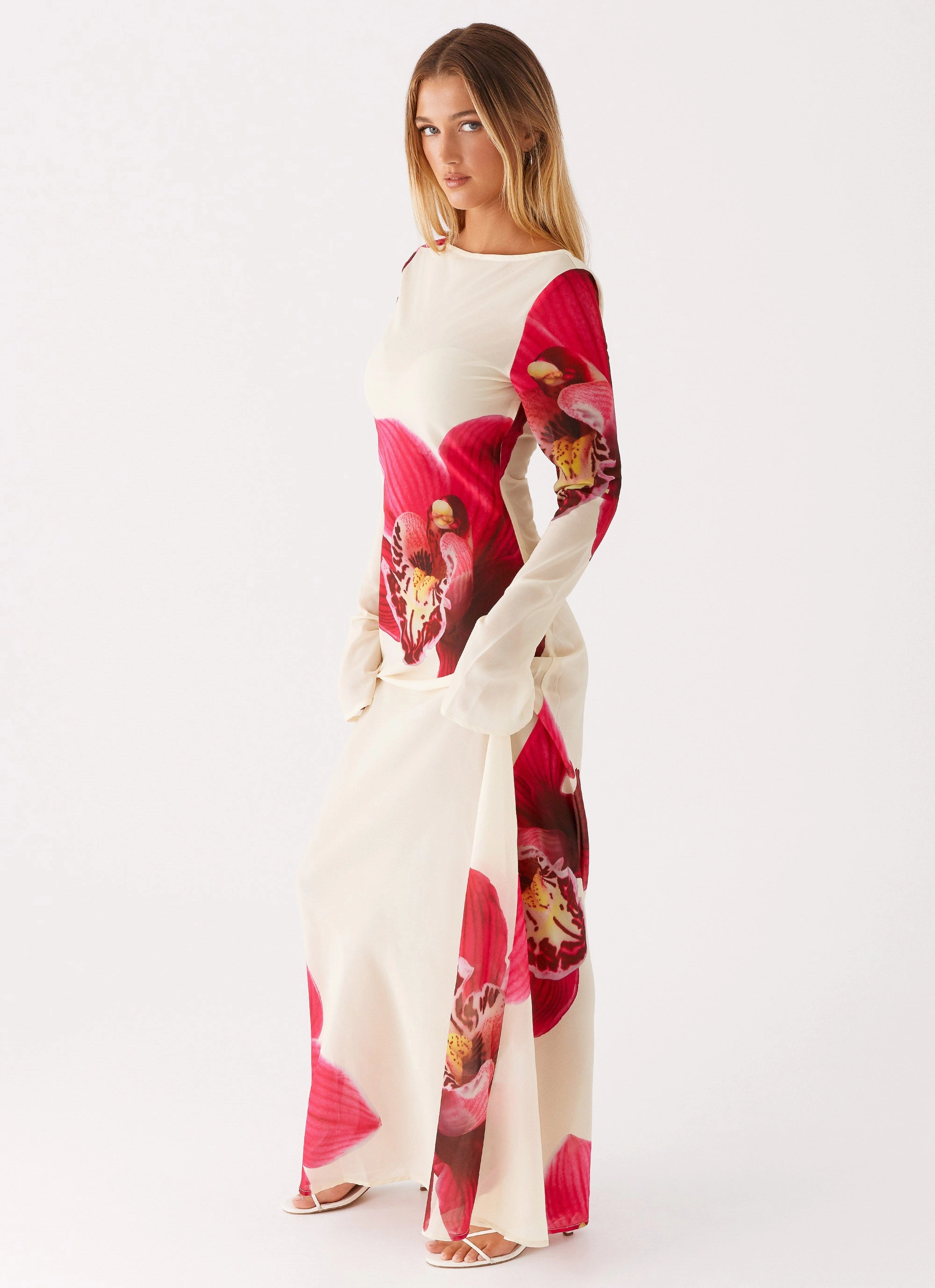 Lounge Vibes Inner Glow Lorde Maxi Dress - Orchid Yellow