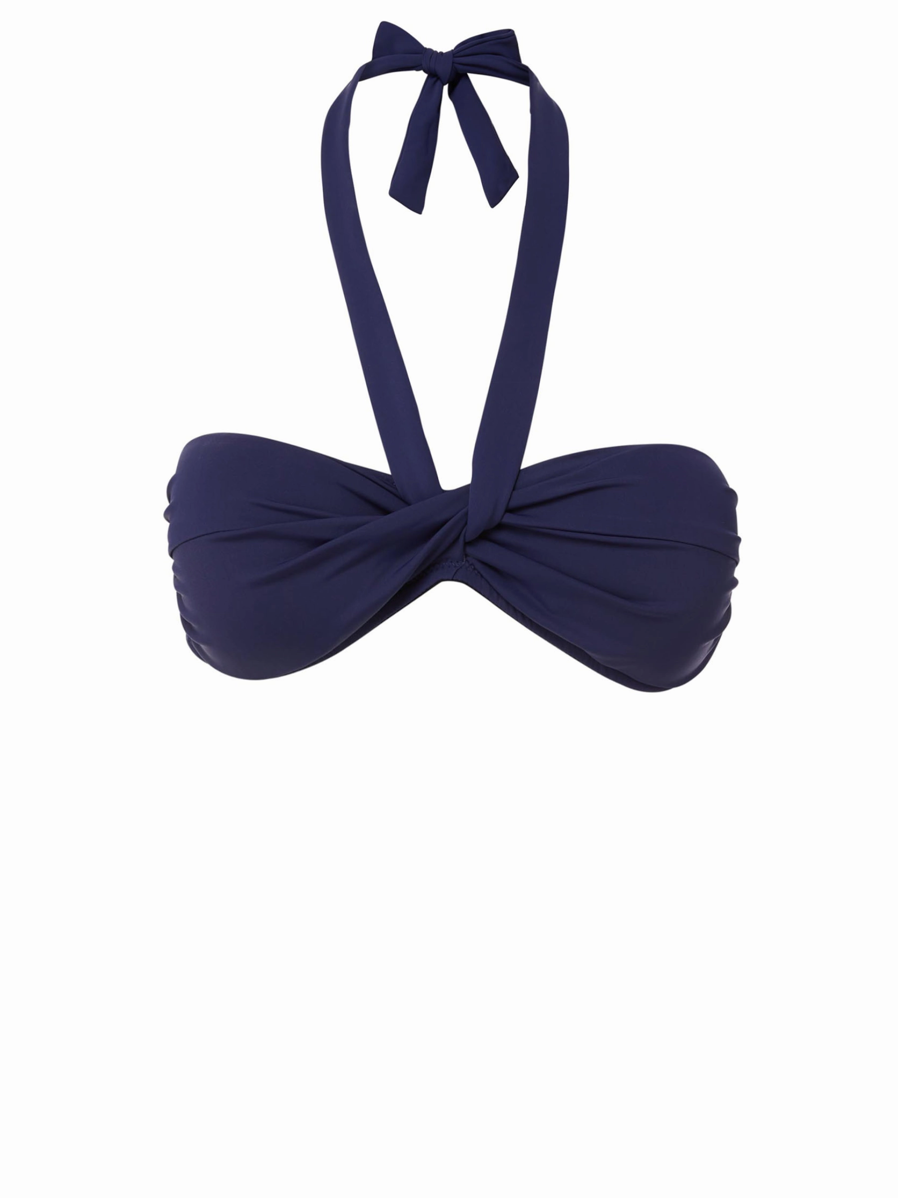 Double Layer Reinforcement Loryn Top Navy Satin