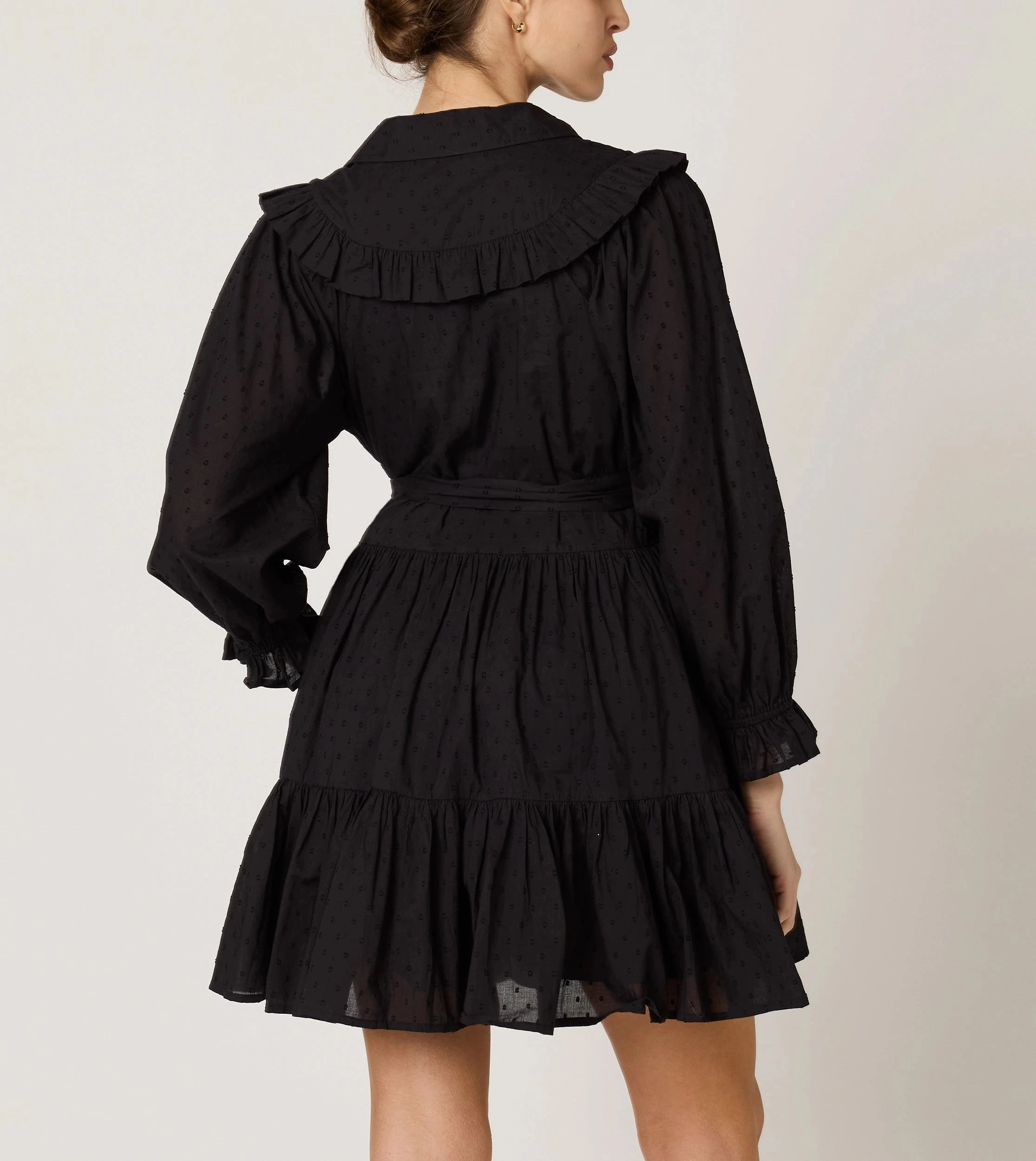 Neutral Flow City Style Lotte Mini Dress | Black