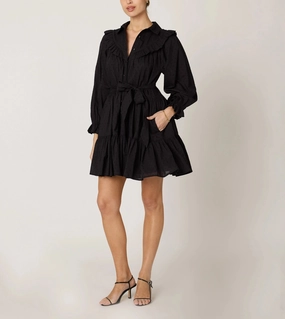 Lotte Mini Dress | Black QuickDry