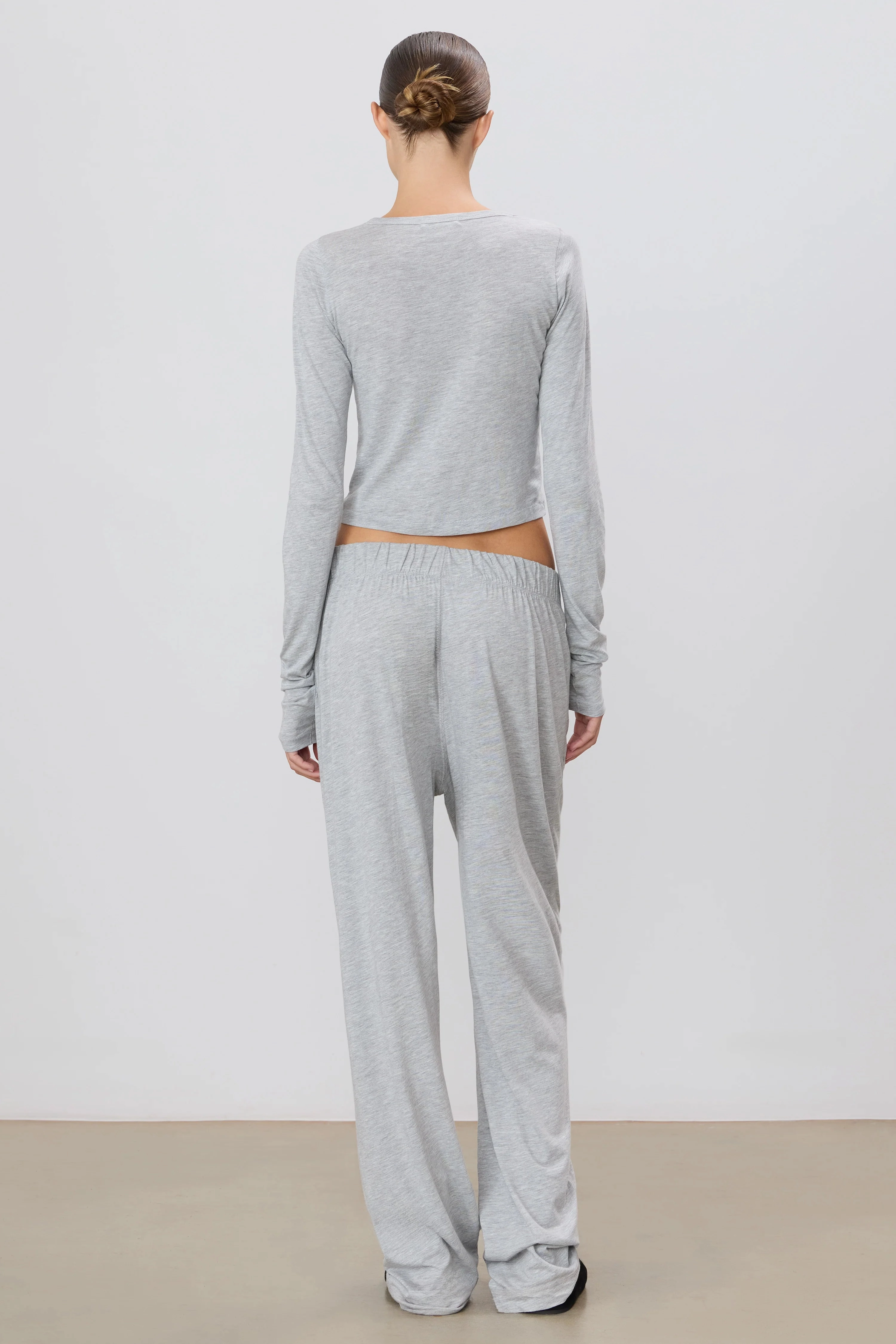FlexibleKneePanels Lounge Pant in Heather Grey