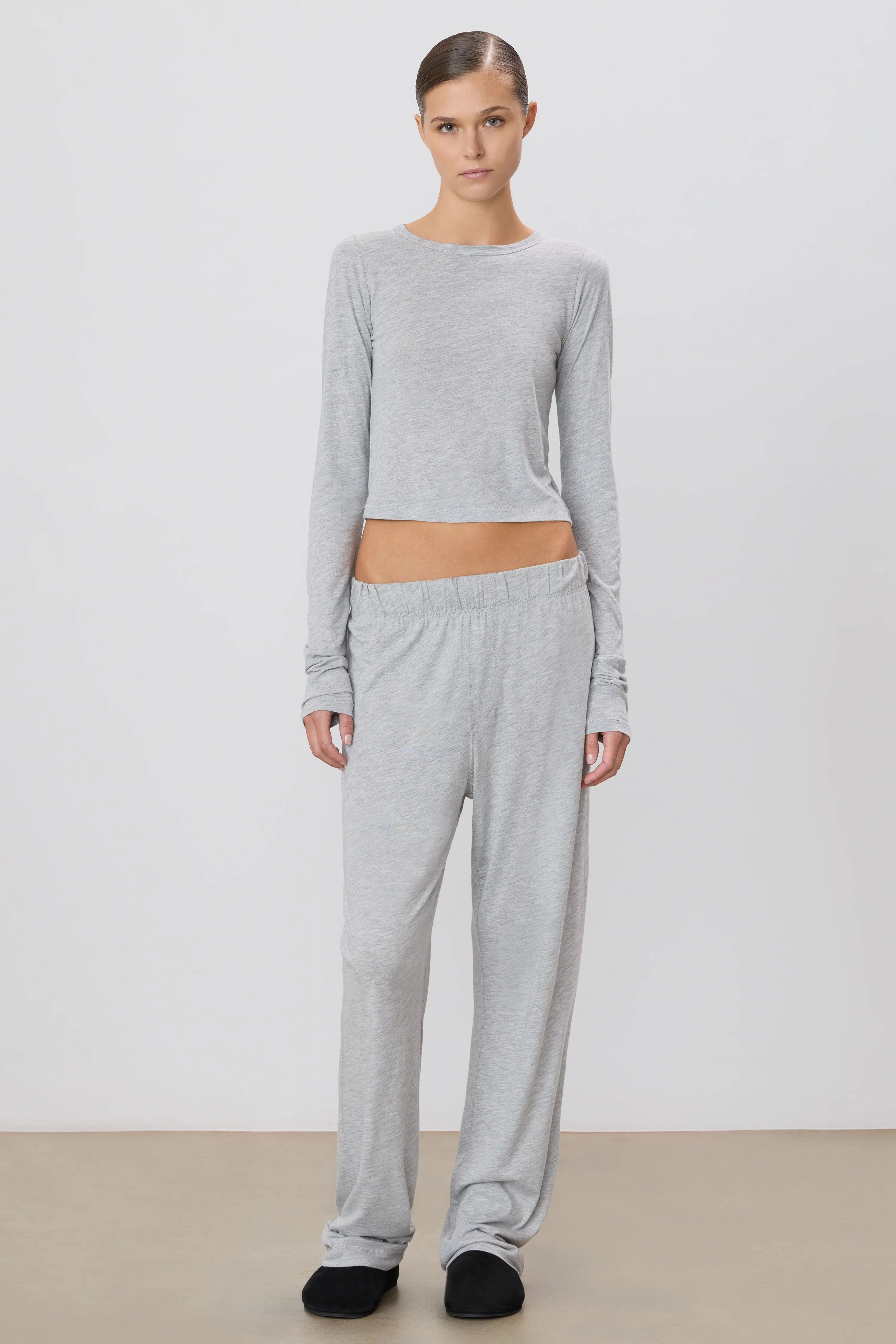 Lounge Pant in Heather Grey Chilly Day Comfort