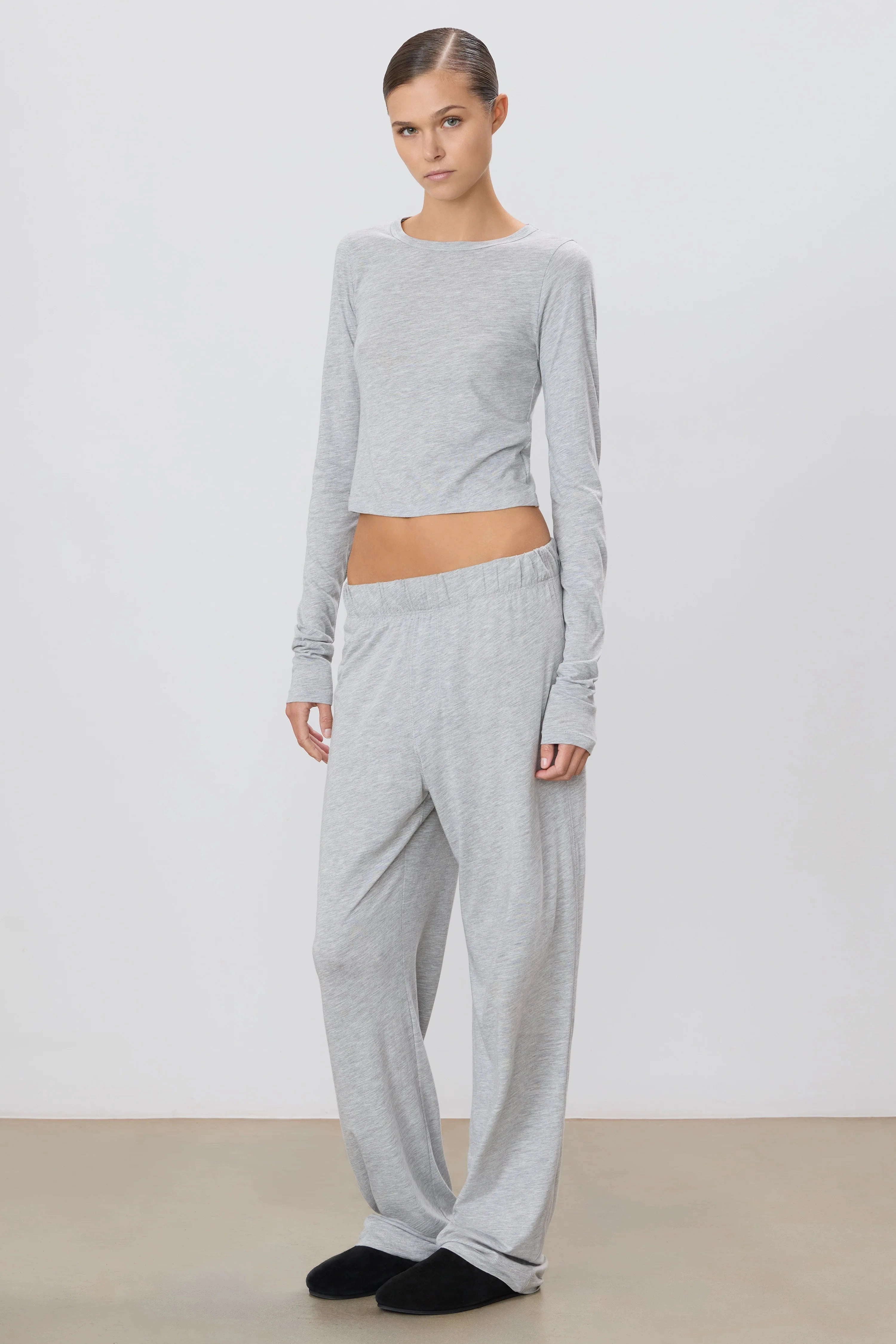 Lounge Pant in Heather Grey Sophisticated Look