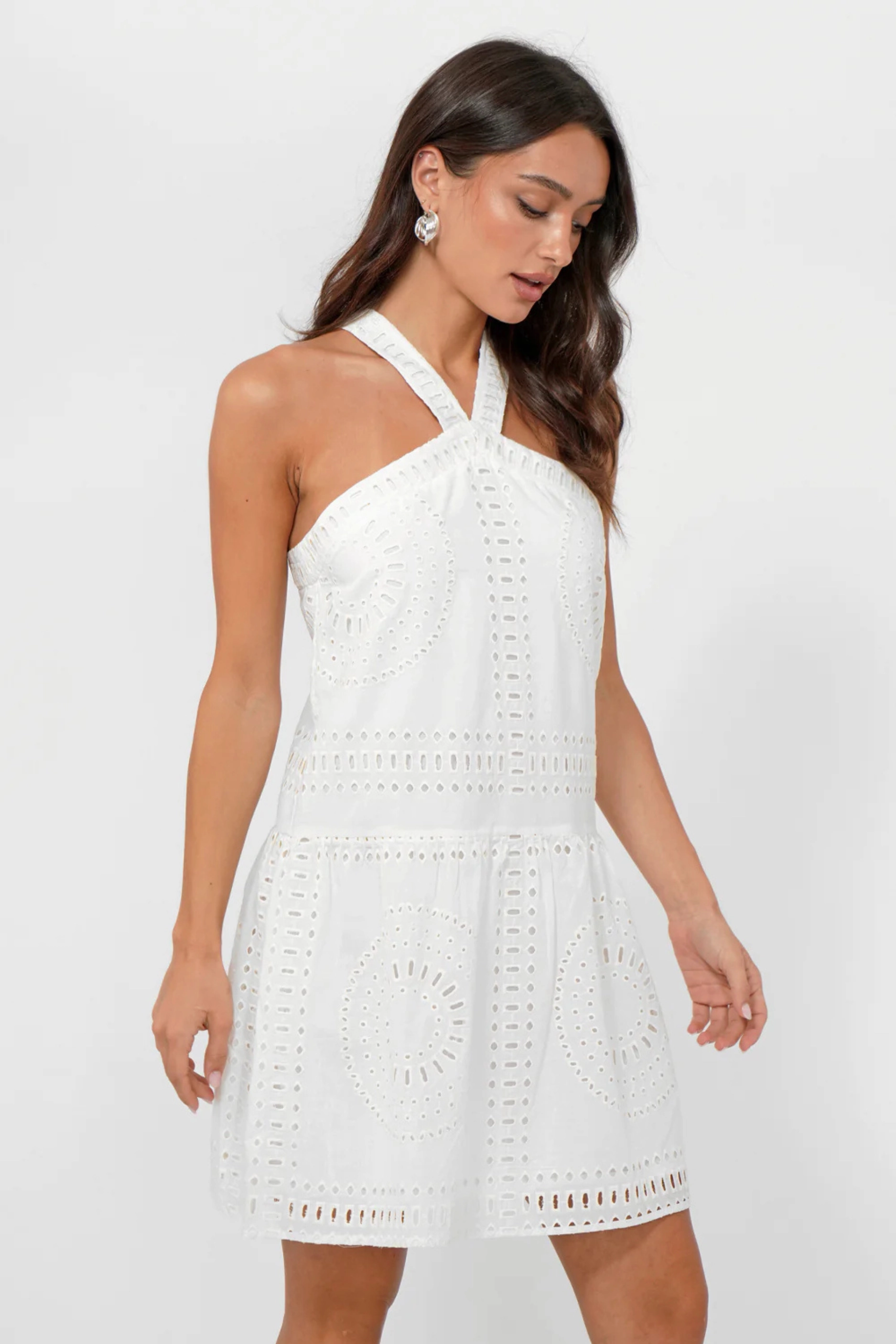 Louvie Halter Mini Dress Bold Simplicity