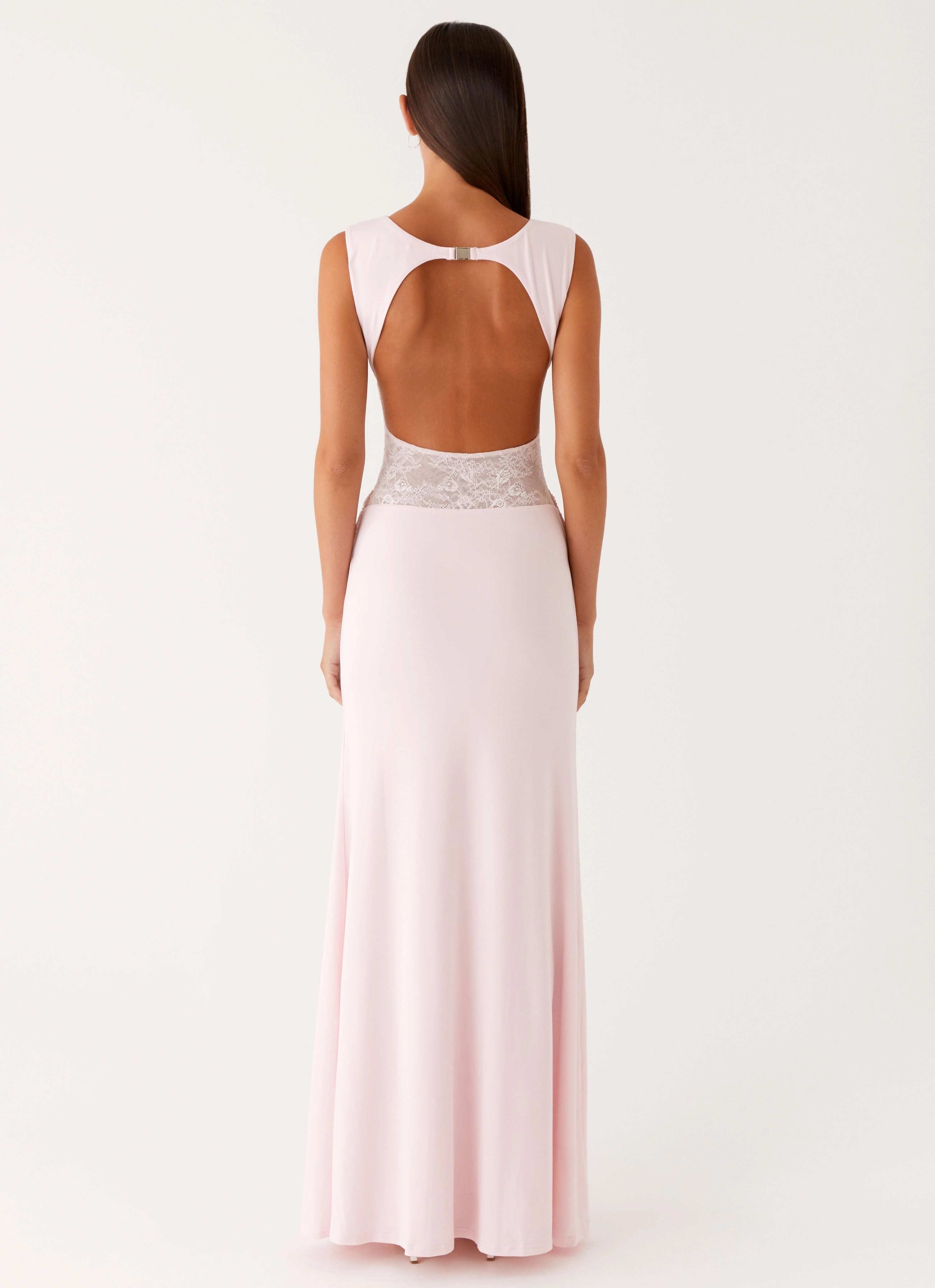 Villa Light Dreamy Layers Love Tease Maxi Dress - Baby Pink