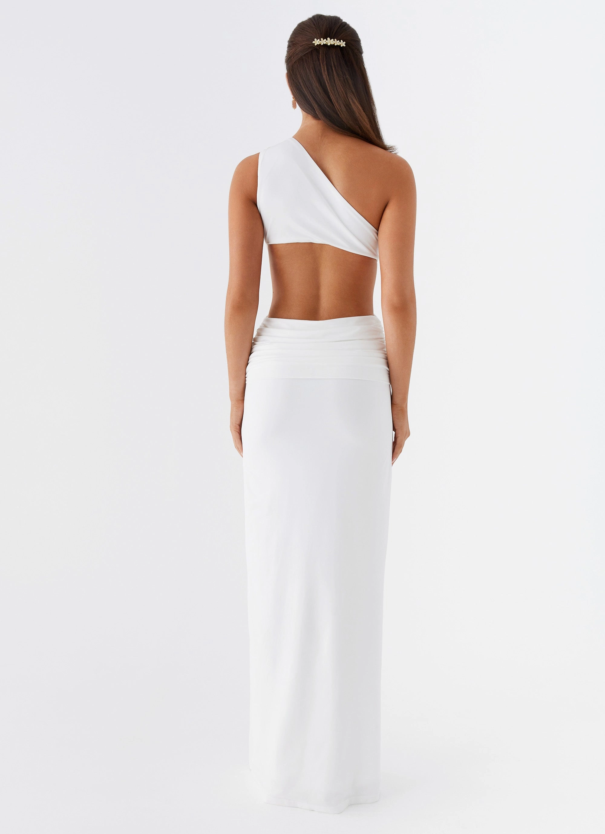 Gender Free Lovesome Rosa Maxi Dress - White