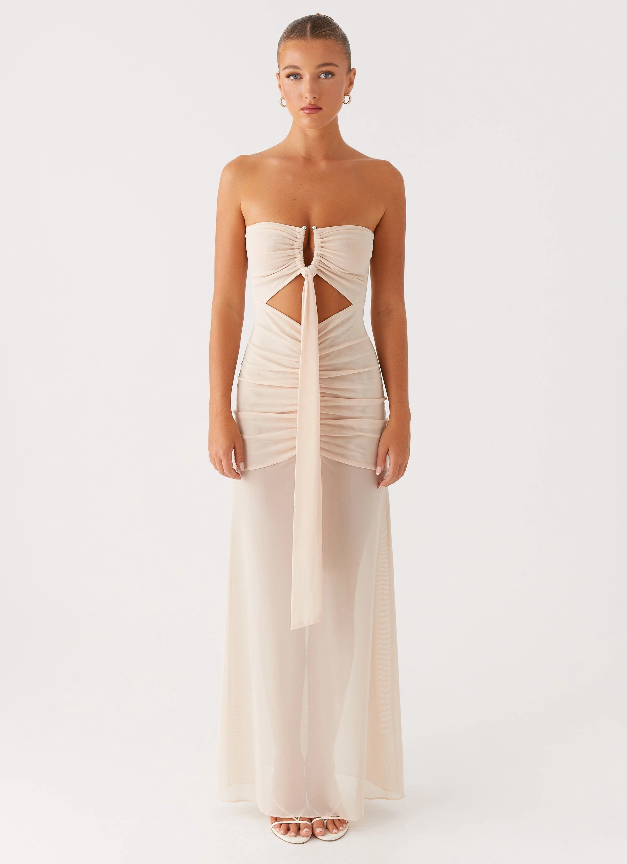 Resort Outfit Lovie Maxi Dress - Beige
