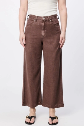 Audrey Wide Leg Pants - Cappuccino Effortless Look