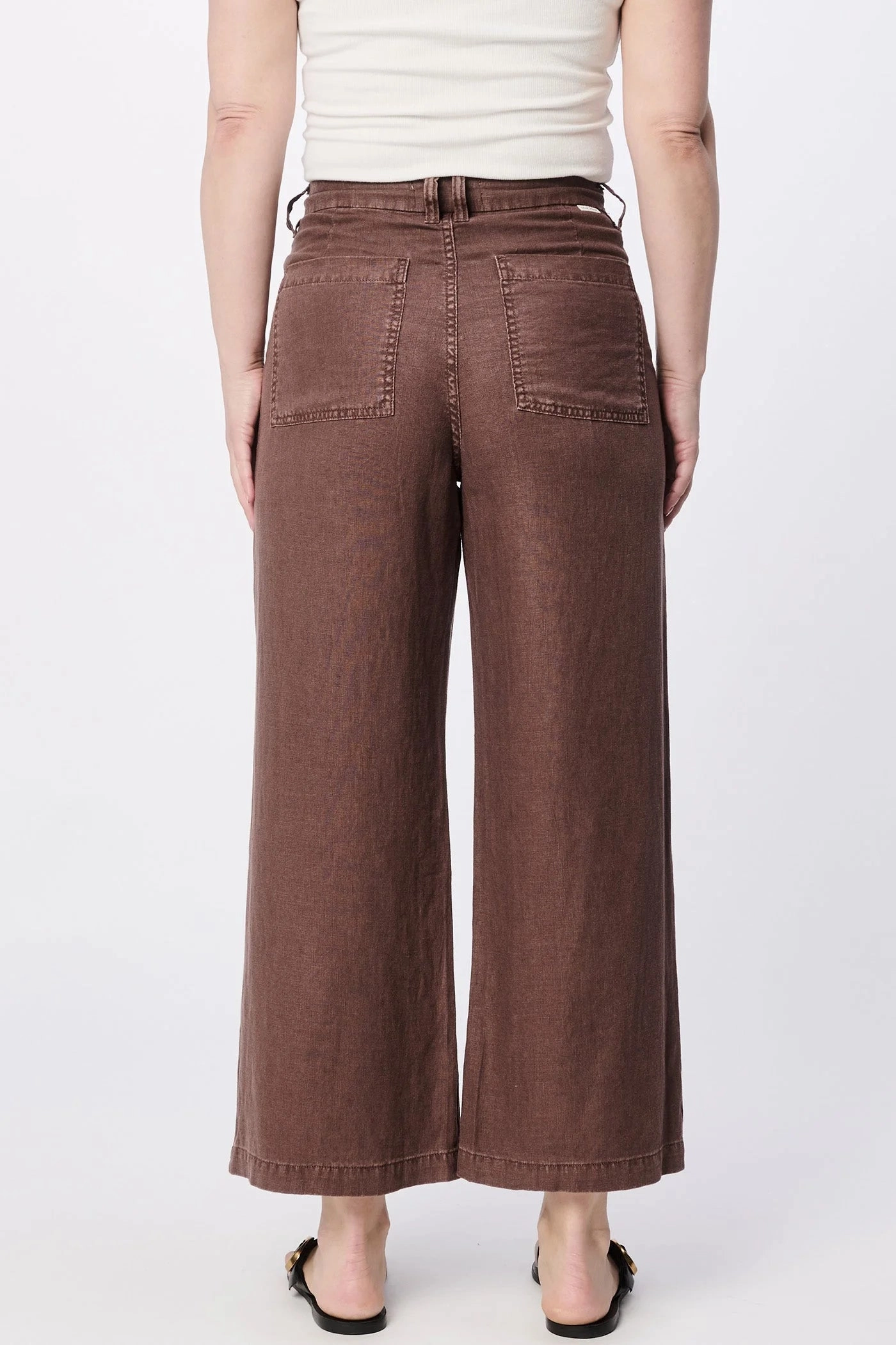 CompressionTechnology Audrey Wide Leg Pants - Cappuccino