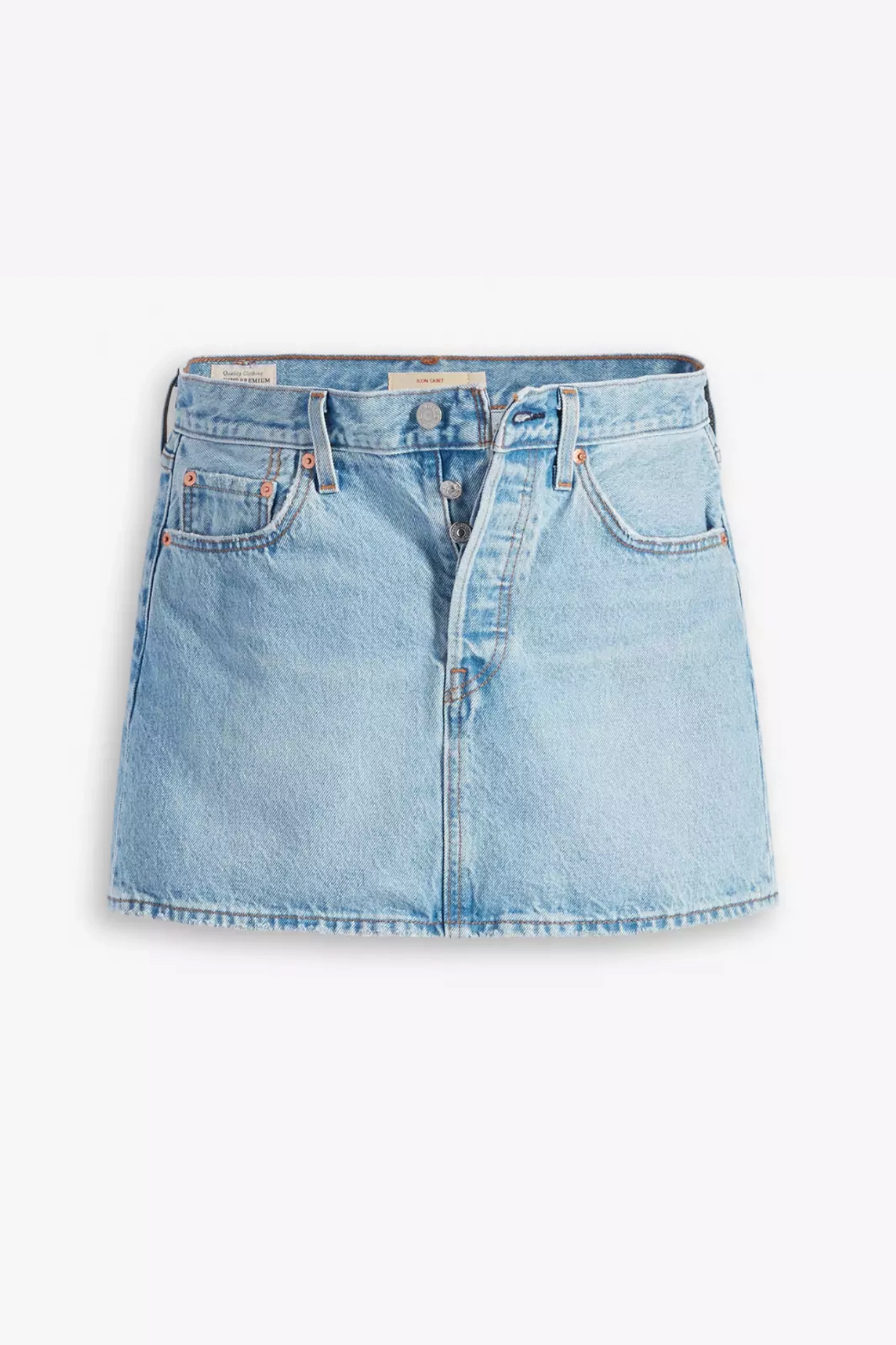 Levi's Icon Mini Denim Skirt Office Look
