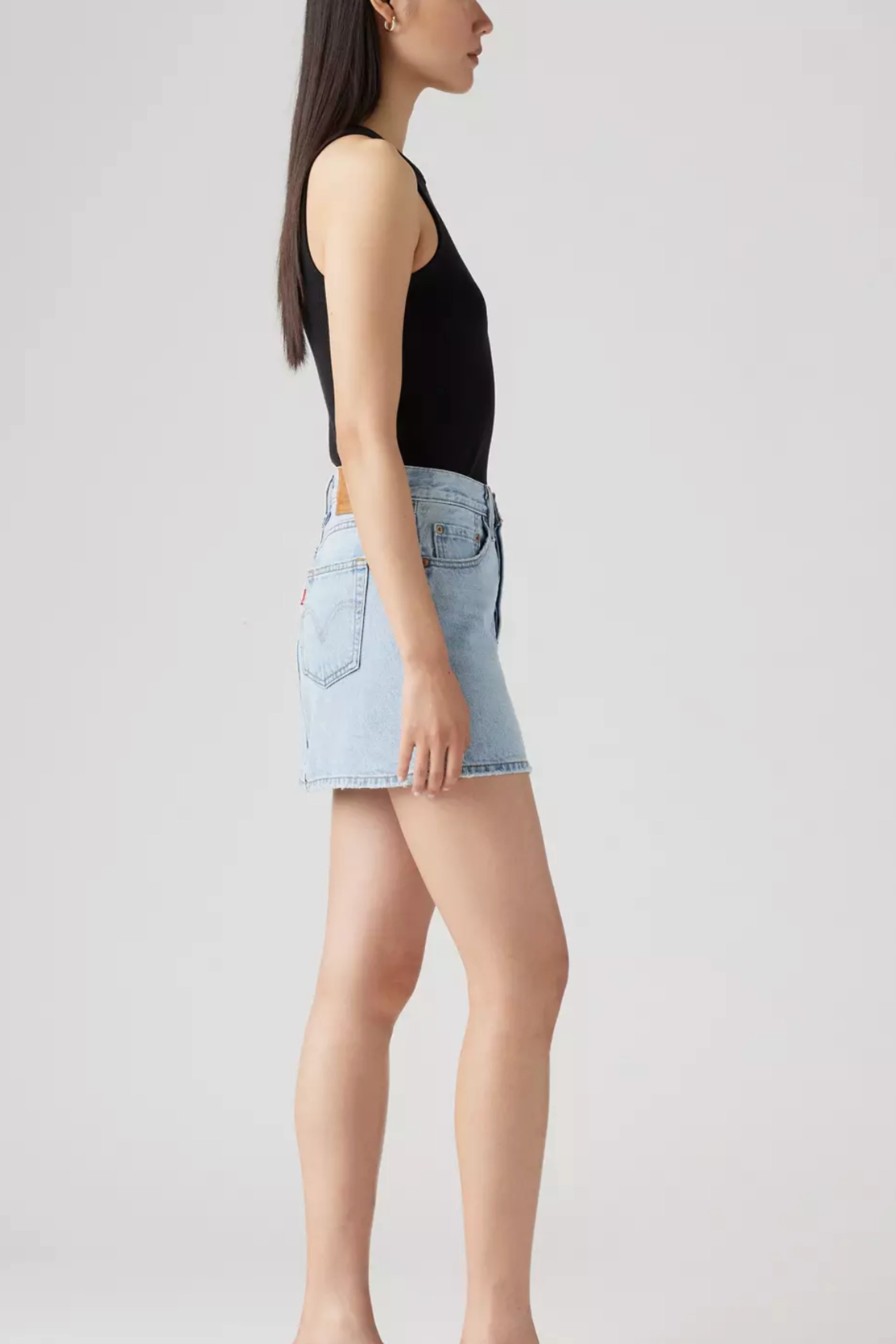 AbrasionResistant Finish QuickDryTechnology Levi's Icon Mini Denim Skirt