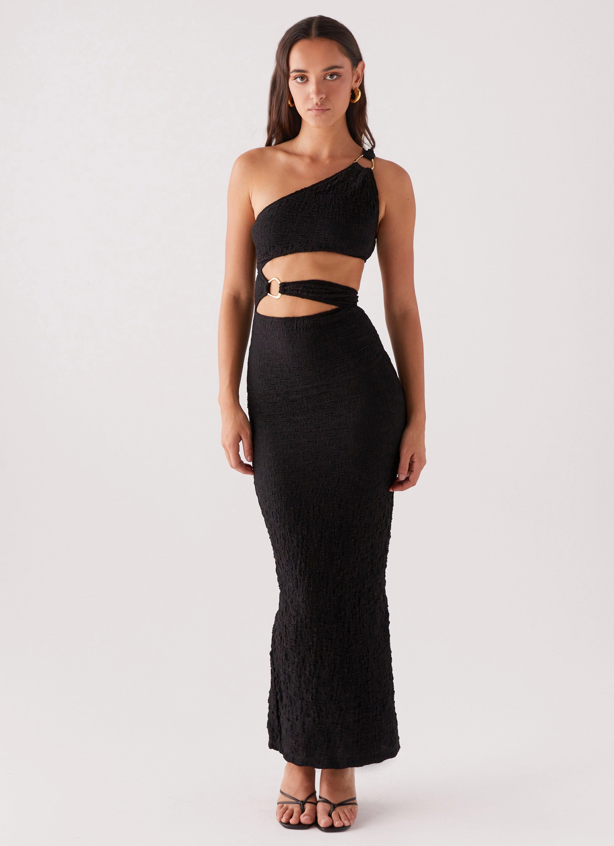 North Haven Maxi Dress - Black Sophisticated Line Style Base