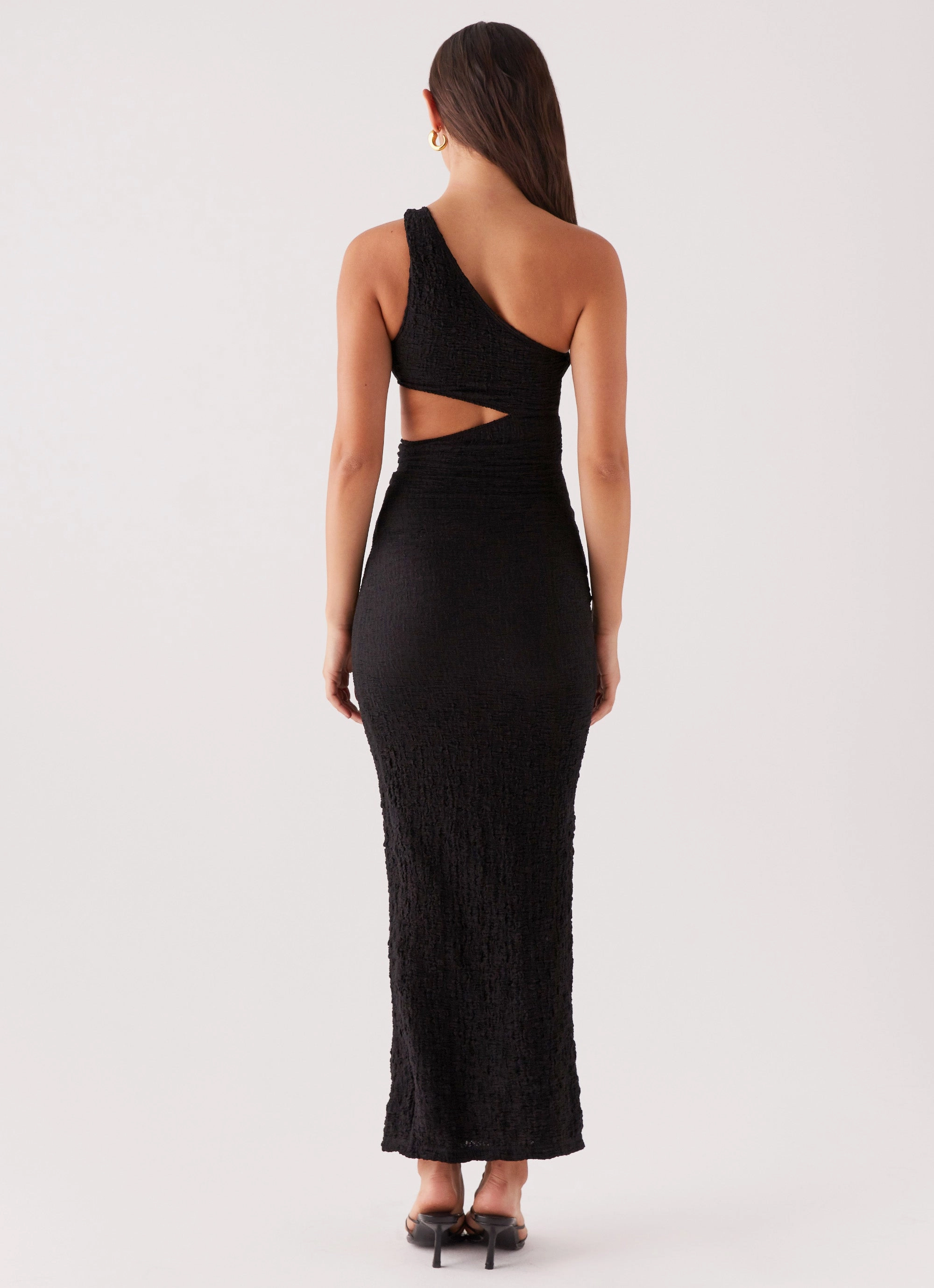 North Haven Maxi Dress - Black Silky Shape