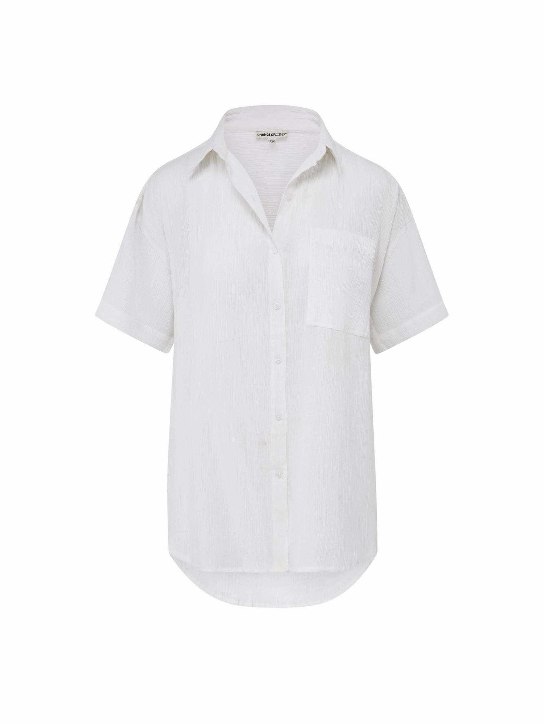 Versatile Layering Michelle Shirt In Fresh White