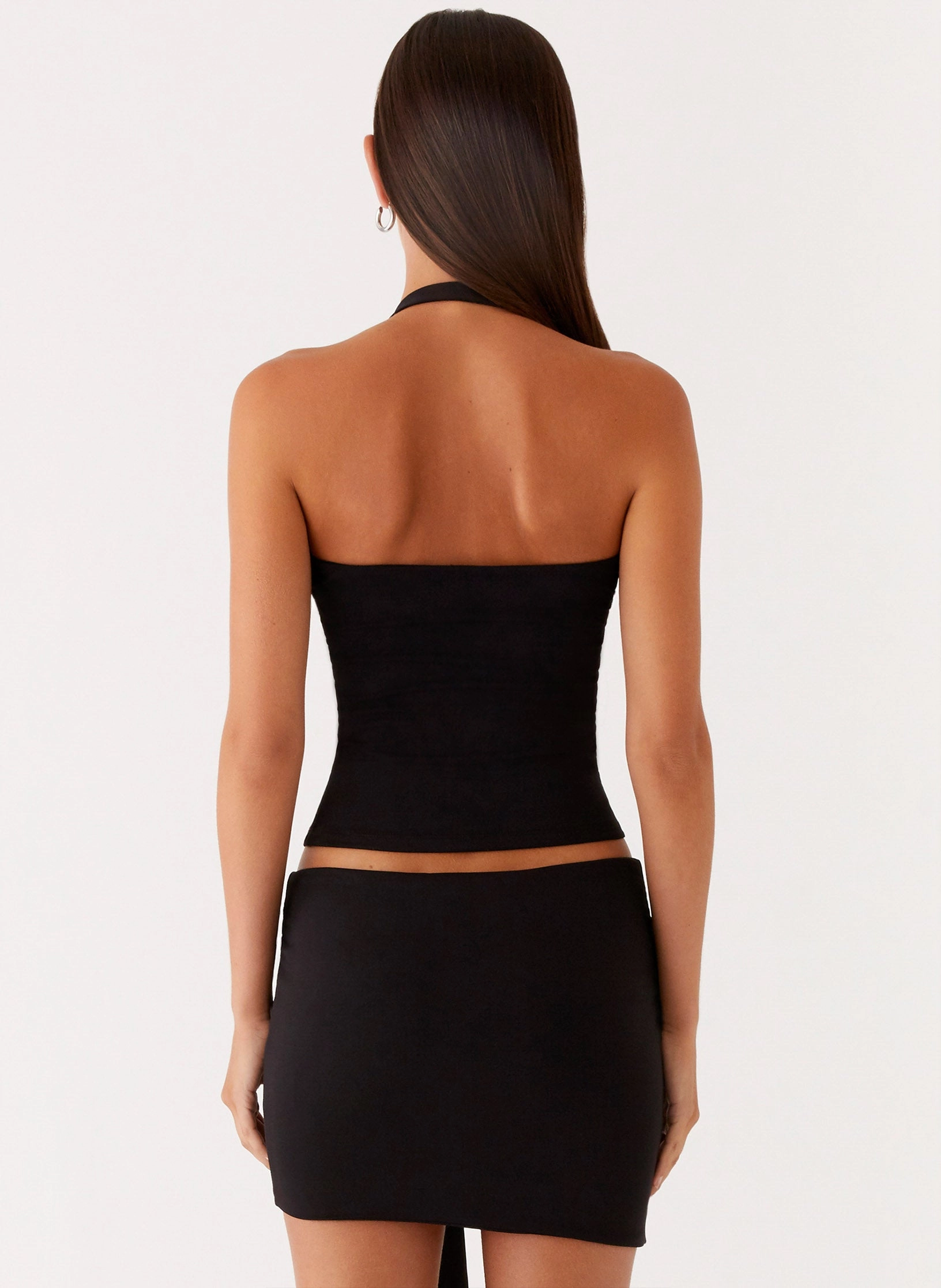 Lucent Top - Black Tailored Silhouette